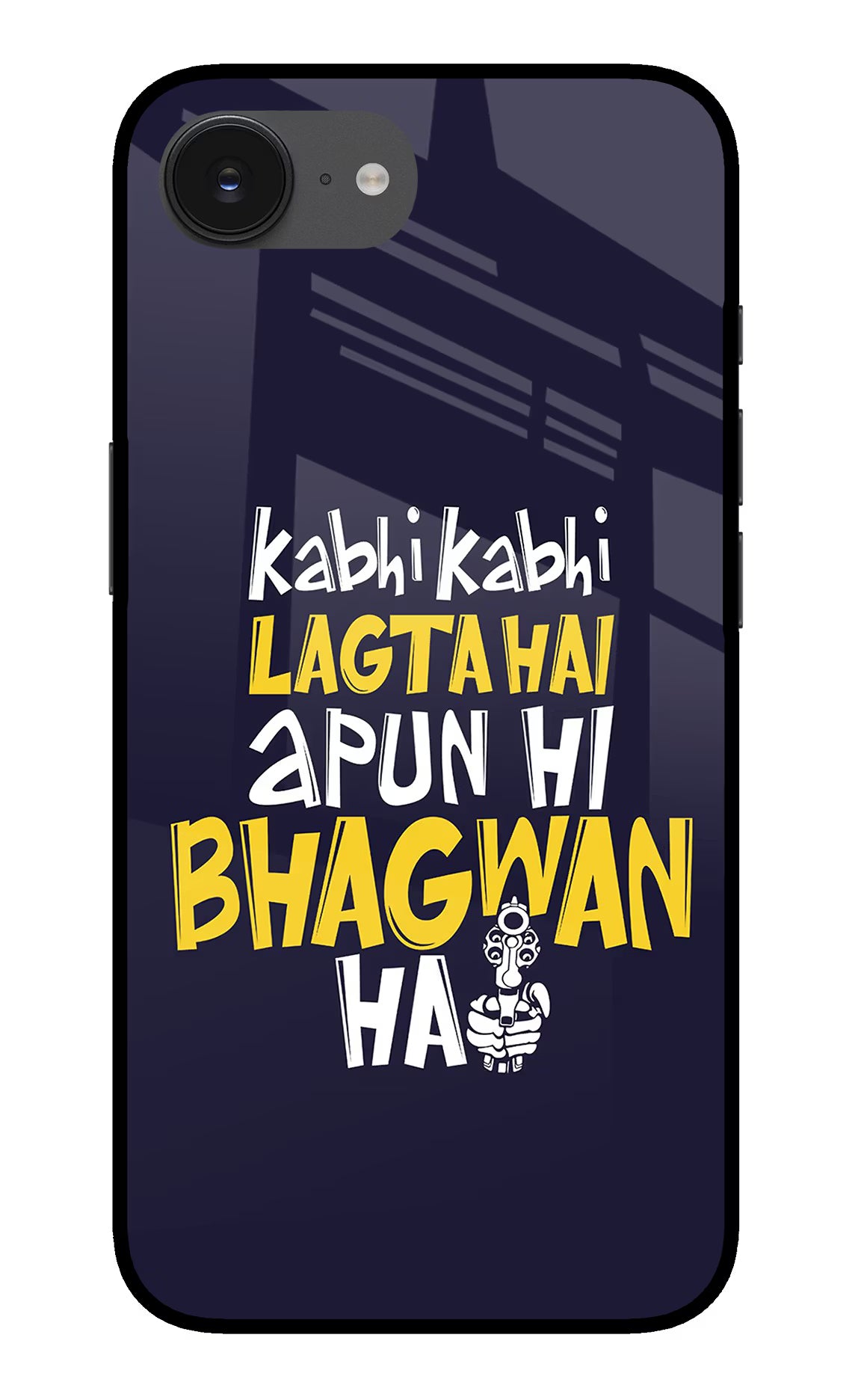 Kabhi Kabhi Lagta Hai Apun Hi Bhagwan Hai iPhone 16e Glass Case - Kabhi Kabhi Lagta Hai Apun Hi Bhagwan Hai iPhone 16e Glass Case Kabhi Kabhi Lagta Hai Apun Hi Bhagwan Hai iPhone 16e Glass Case