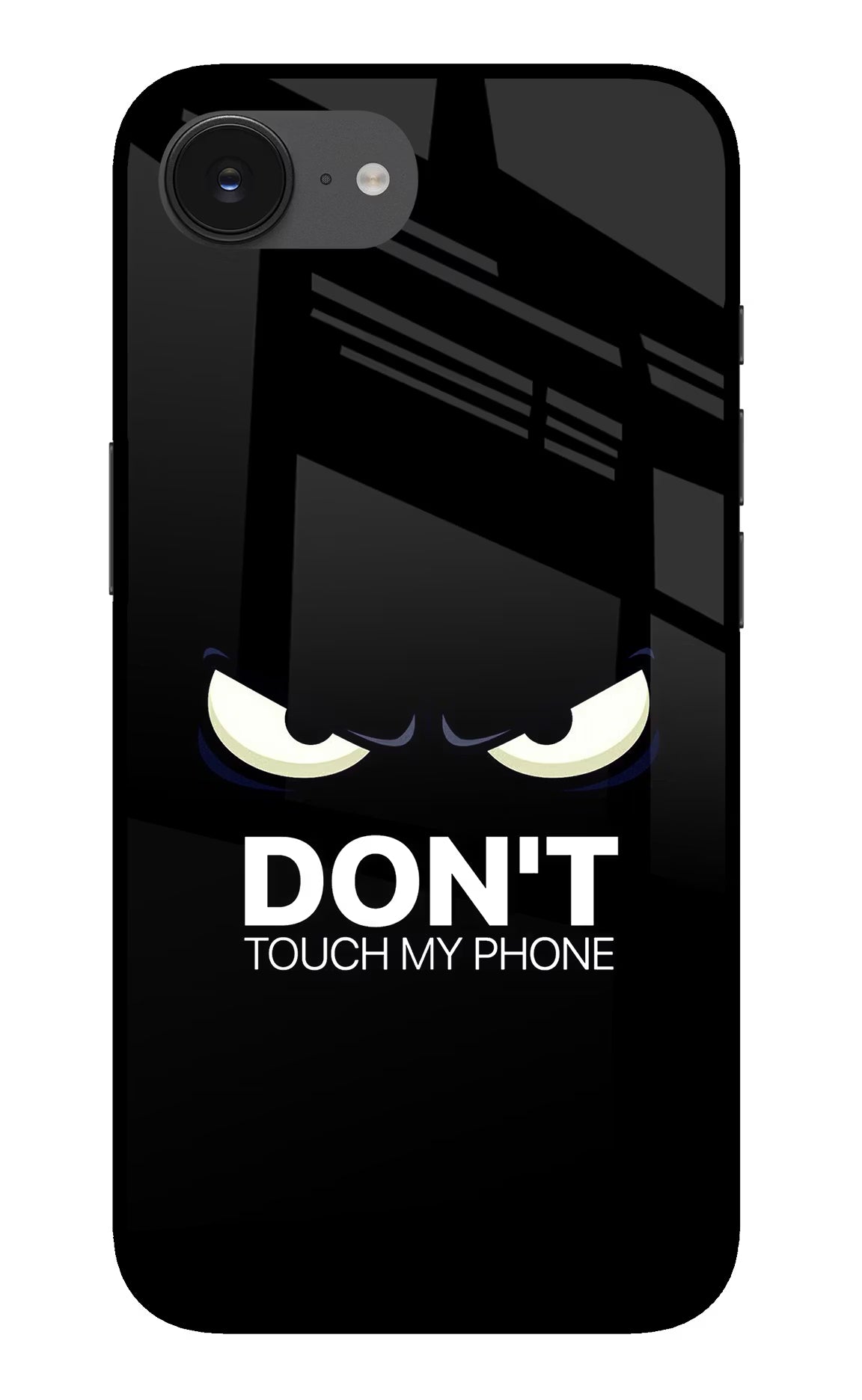 Don'T Touch My Phone iPhone 16e Back Cover - Don'T Touch My Phone iPhone 16e Glass Case Back Cover by Casekaro Don'T Touch My Phone iPhone 16e Glass Case Back Cover by Casekaro
