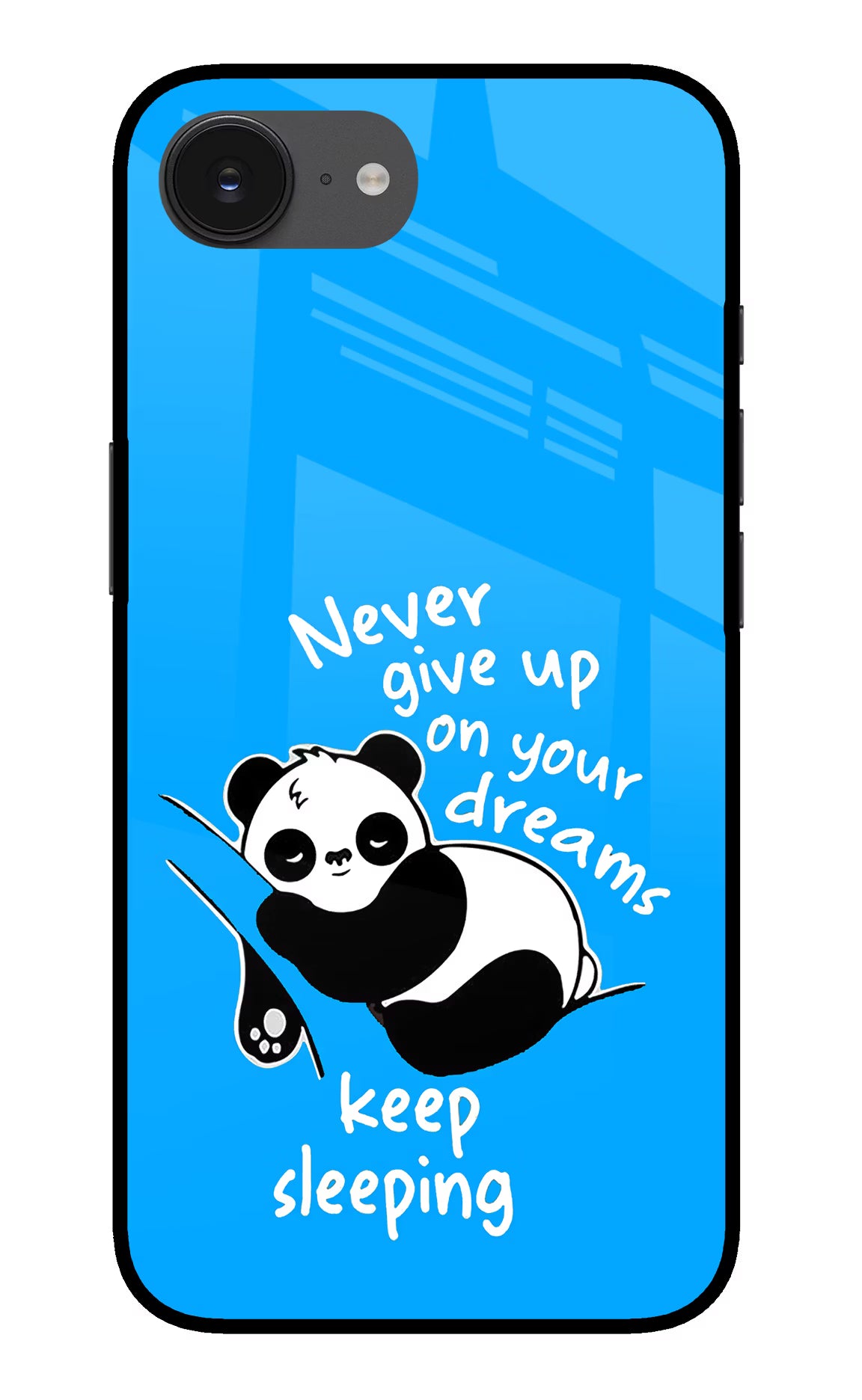 Keep Sleeping iPhone 16e Back Cover - Keep Sleeping iPhone 16e Glass Case Back Cover by Casekaro Keep Sleeping iPhone 16e Glass Case Back Cover by Casekaro