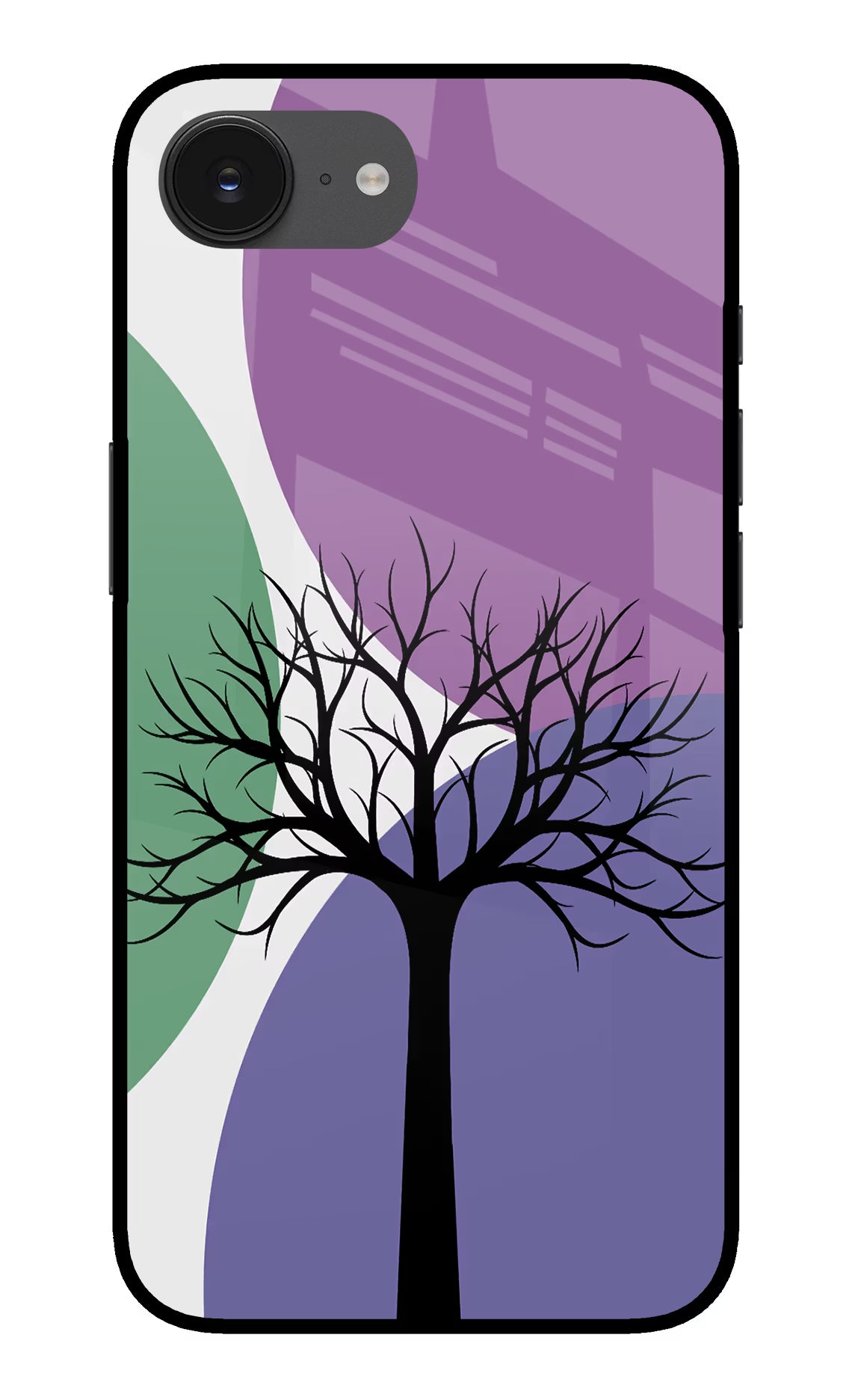Tree Art iPhone 16e Glass Case - Tree Art iPhone 16e Glass Case Tree Art iPhone 16e Glass Case