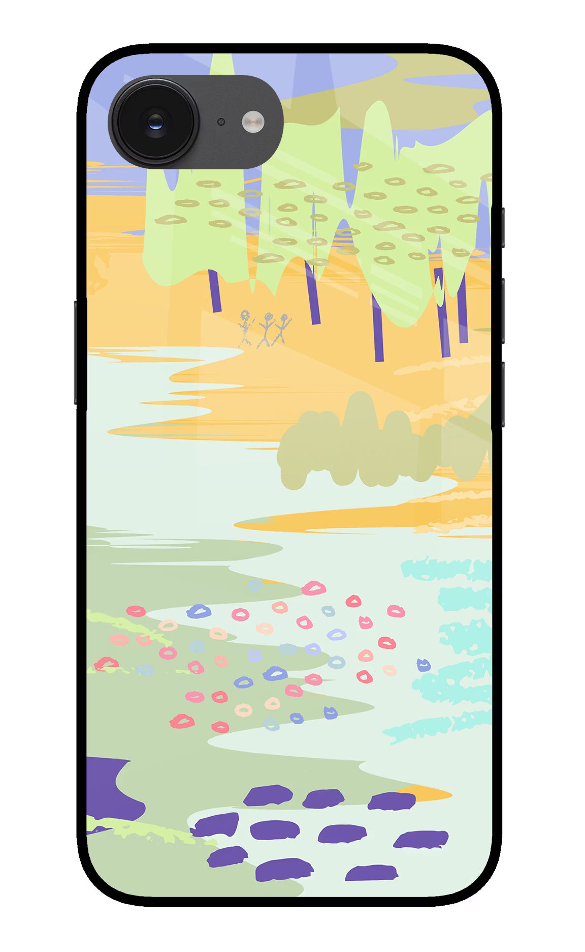 Scenery iPhone 16e Glass Case - Scenery iPhone 16e Glass Case Scenery iPhone 16e Glass Case