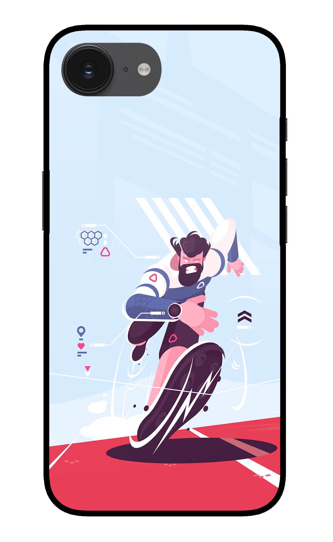 Run Pro iPhone 16e Glass Case - Run Pro iPhone 16e Glass Case Run Pro iPhone 16e Glass Case