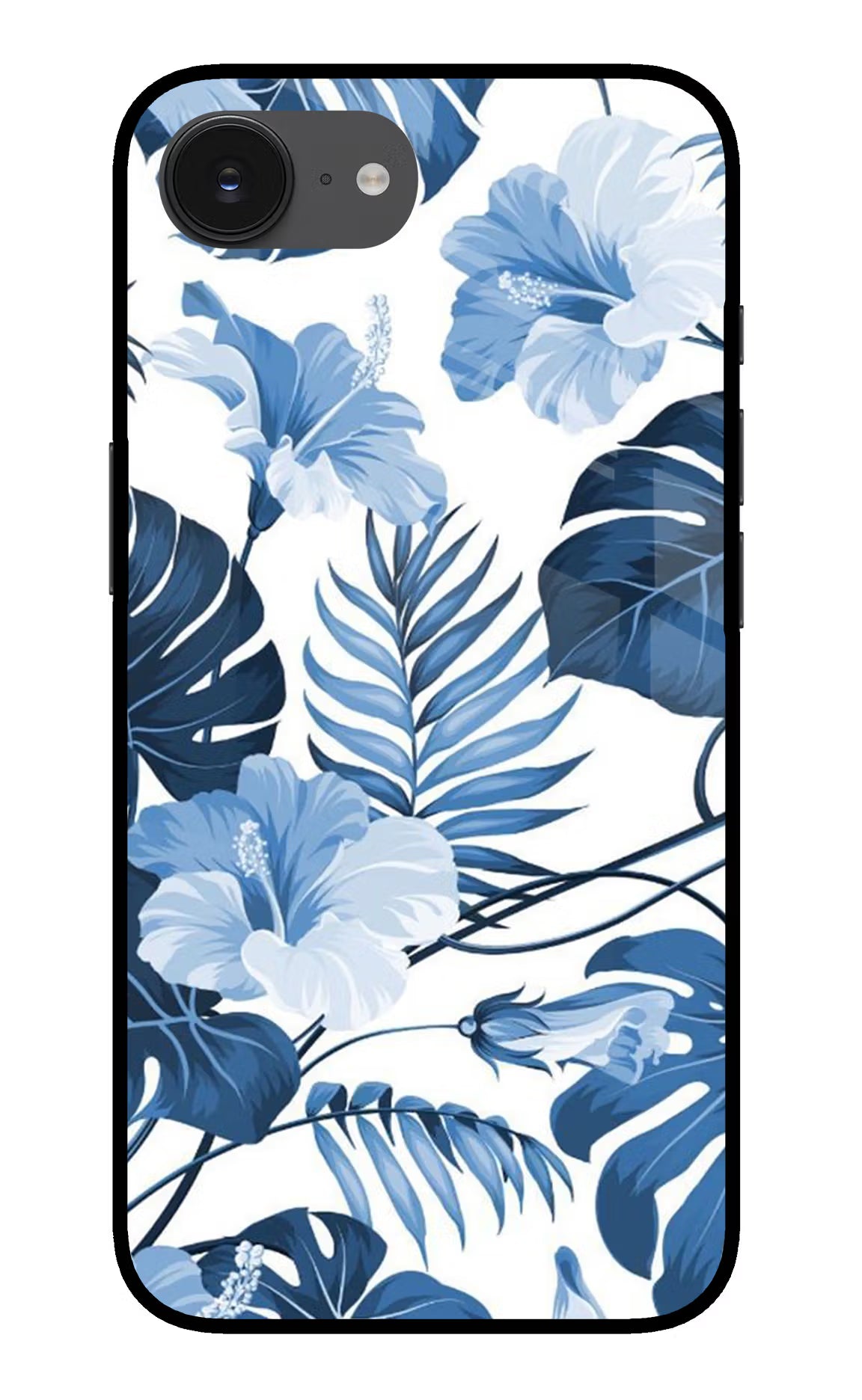 Fabric Art iPhone 16e Back Cover - Fabric Art iPhone 16e Glass Case Back Cover by Casekaro Fabric Art iPhone 16e Glass Case Back Cover by Casekaro