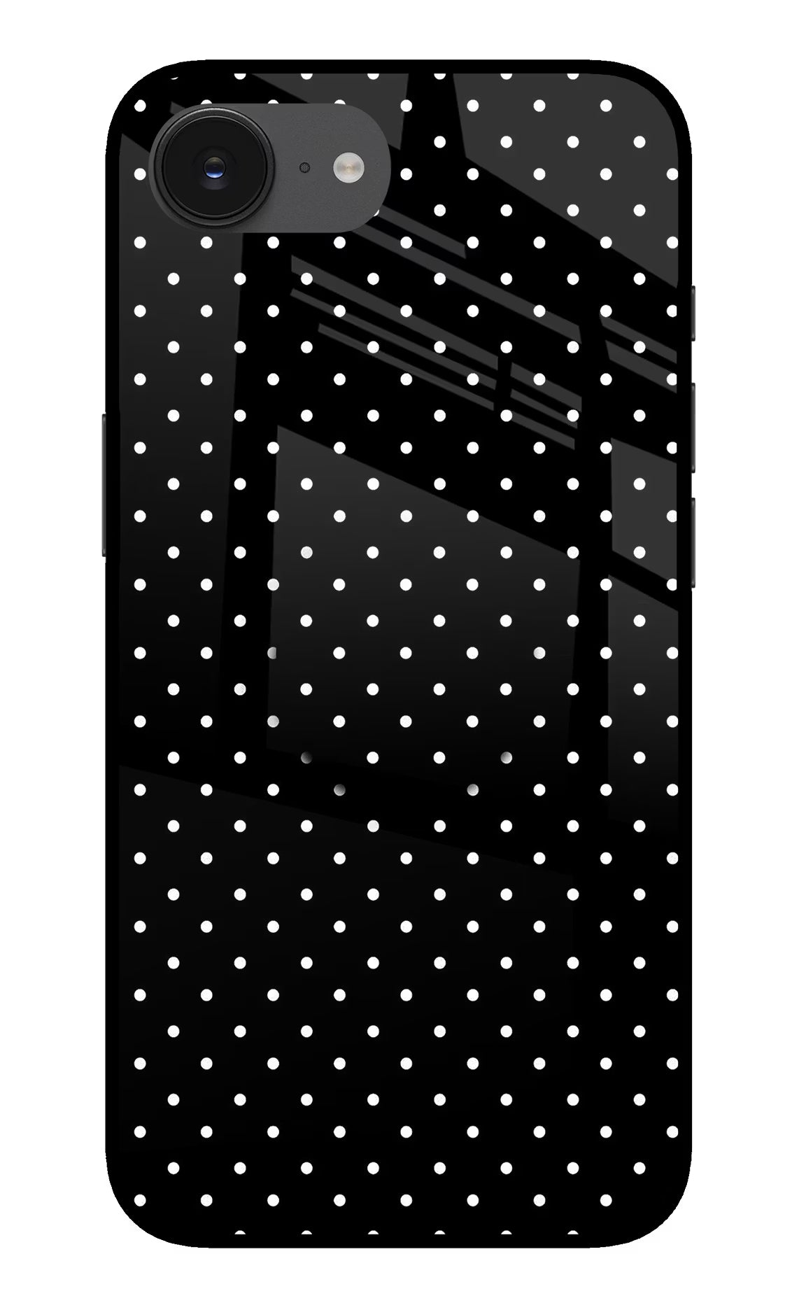 White Dots iPhone 16e Pop Case - White Dots iPhone 16e Pop Case by Casekaro White Dots iPhone 16e Pop Case by Casekaro