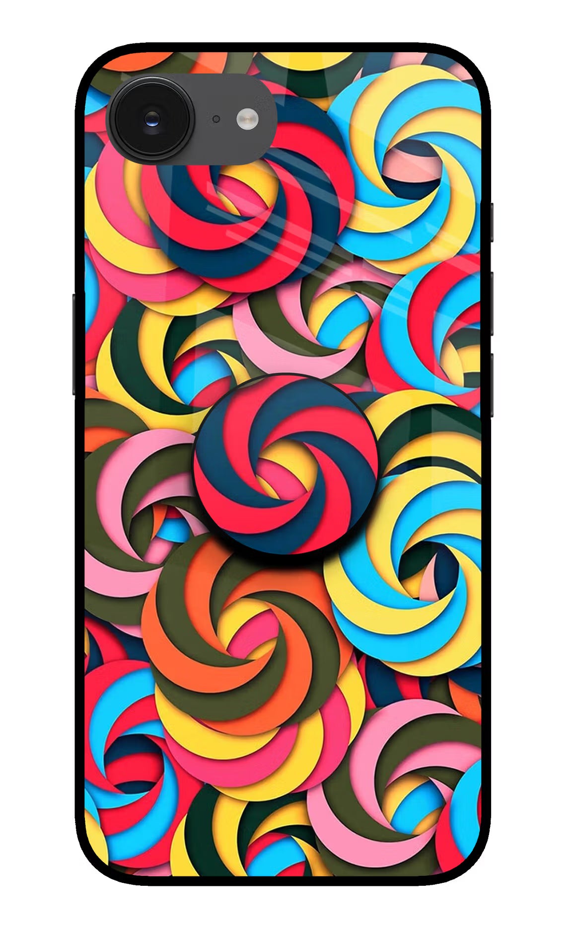 Spiral Pattern iPhone 16e Pop Case - Spiral Pattern iPhone 16e Pop Case by Casekaro Spiral Pattern iPhone 16e Pop Case by Casekaro