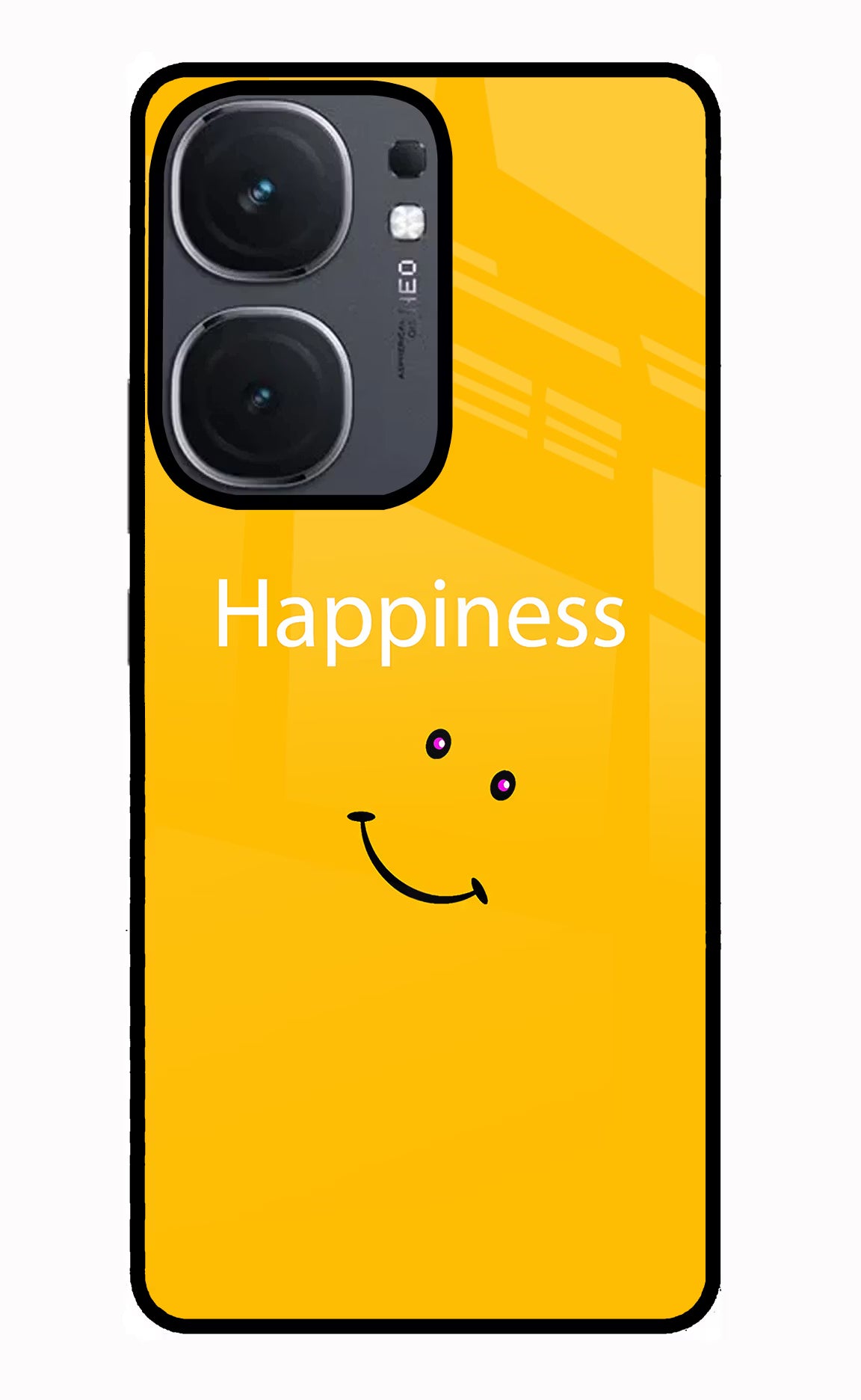 Happiness With Smiley IQOO Neo9 Pro Glass Case - Happiness With Smiley IQOO Neo9 Pro Glass Case Happiness With Smiley IQOO Neo9 Pro Glass Case