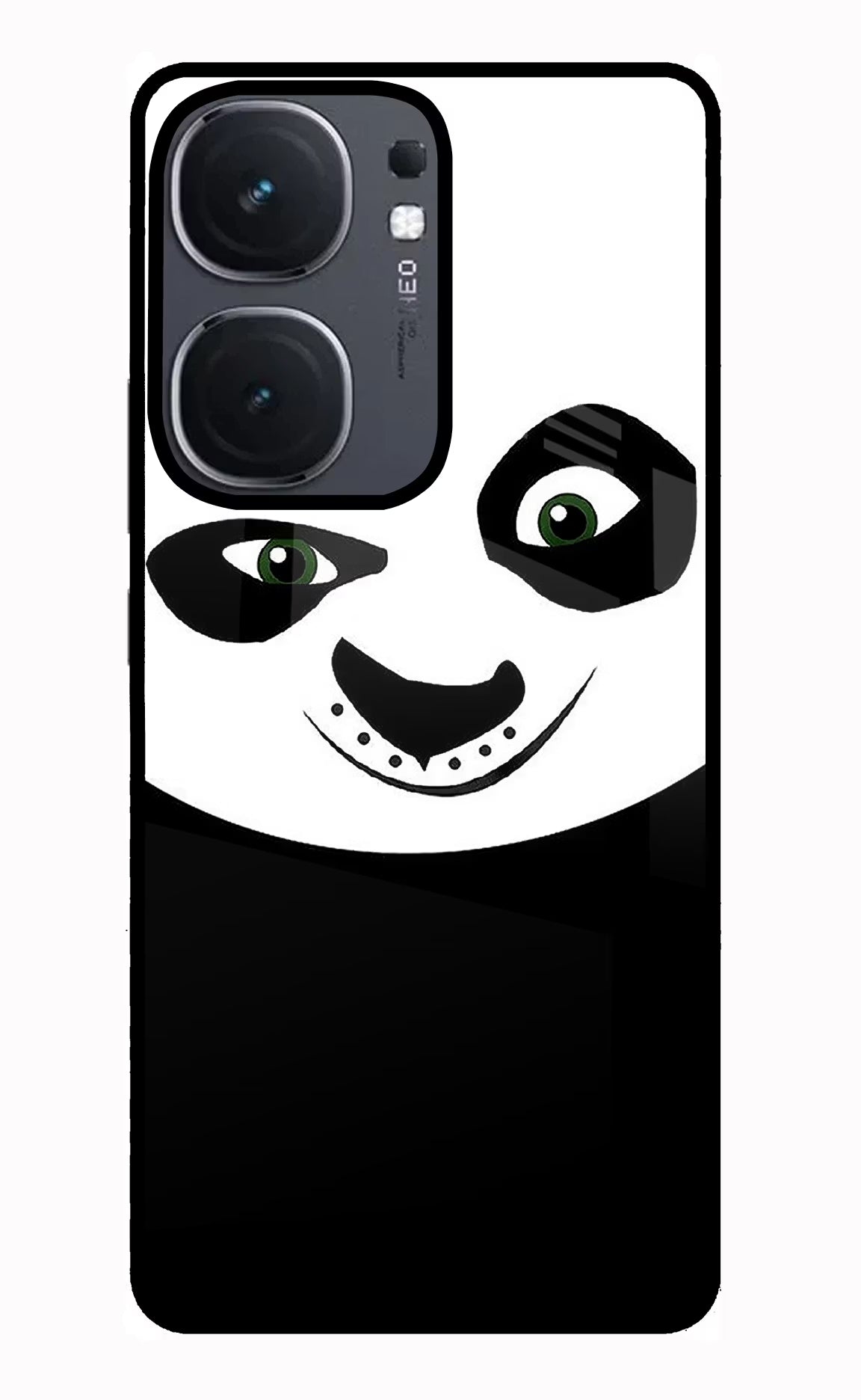 Panda IQOO Neo9 Pro Glass Case - Panda IQOO Neo9 Pro Glass Case Panda IQOO Neo9 Pro Glass Case