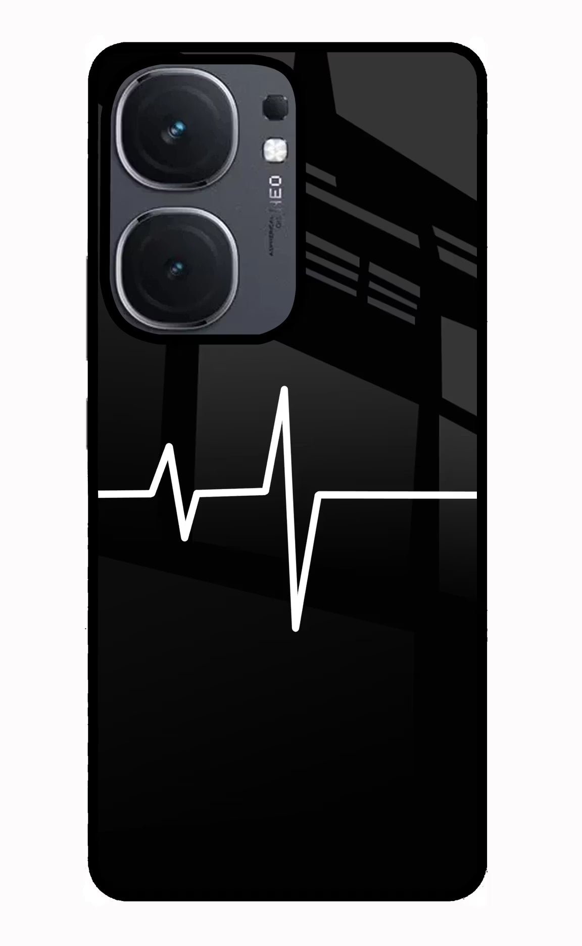 Heart Beats IQOO Neo9 Pro Glass Case - Heart Beats IQOO Neo9 Pro Glass Case Heart Beats IQOO Neo9 Pro Glass Case