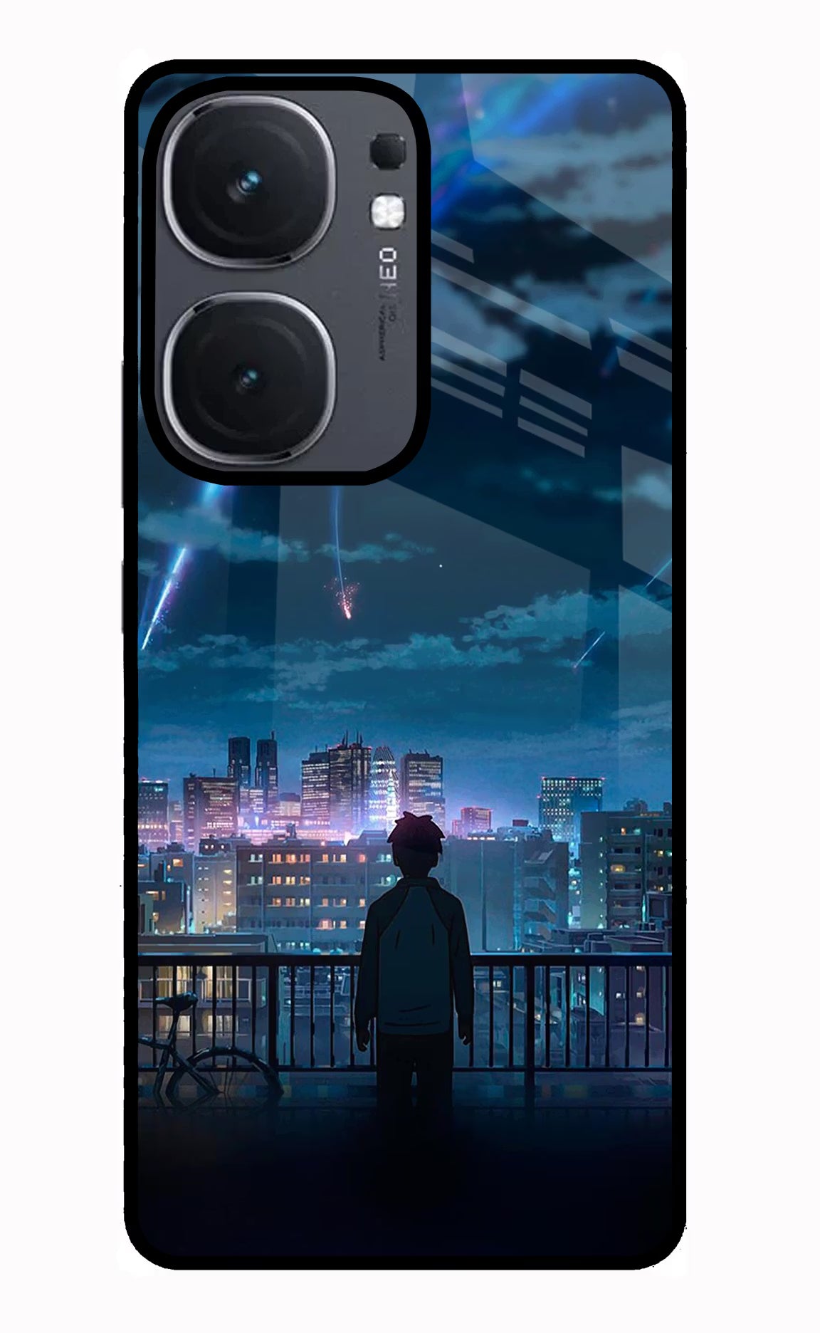 Anime IQOO Neo9 Pro Glass Case Back Cover by Casekaro