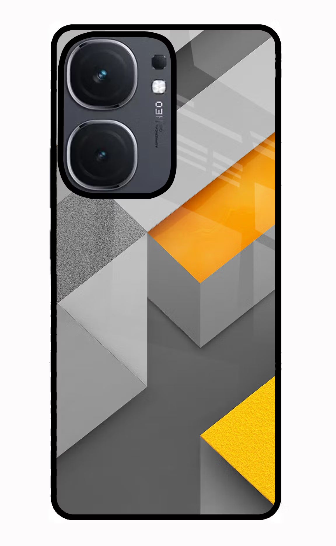 Abstract IQOO Neo9 Pro Glass Case Back Cover by Casekaro