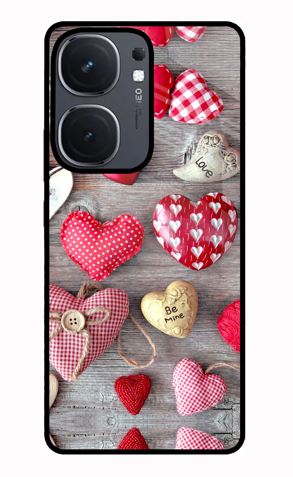Love Wallpaper IQOO Neo9 Pro Glass Case Back Cover by Casekaro