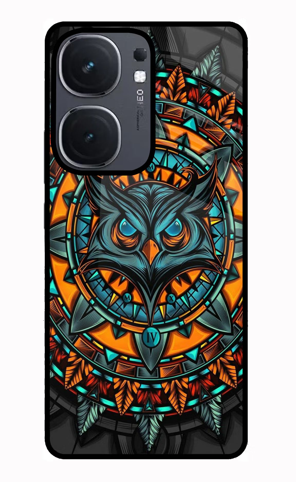 Angry Owl Art IQOO Neo9 Pro Glass Case - Angry Owl Art IQOO Neo9 Pro Glass Case Angry Owl Art IQOO Neo9 Pro Glass Case