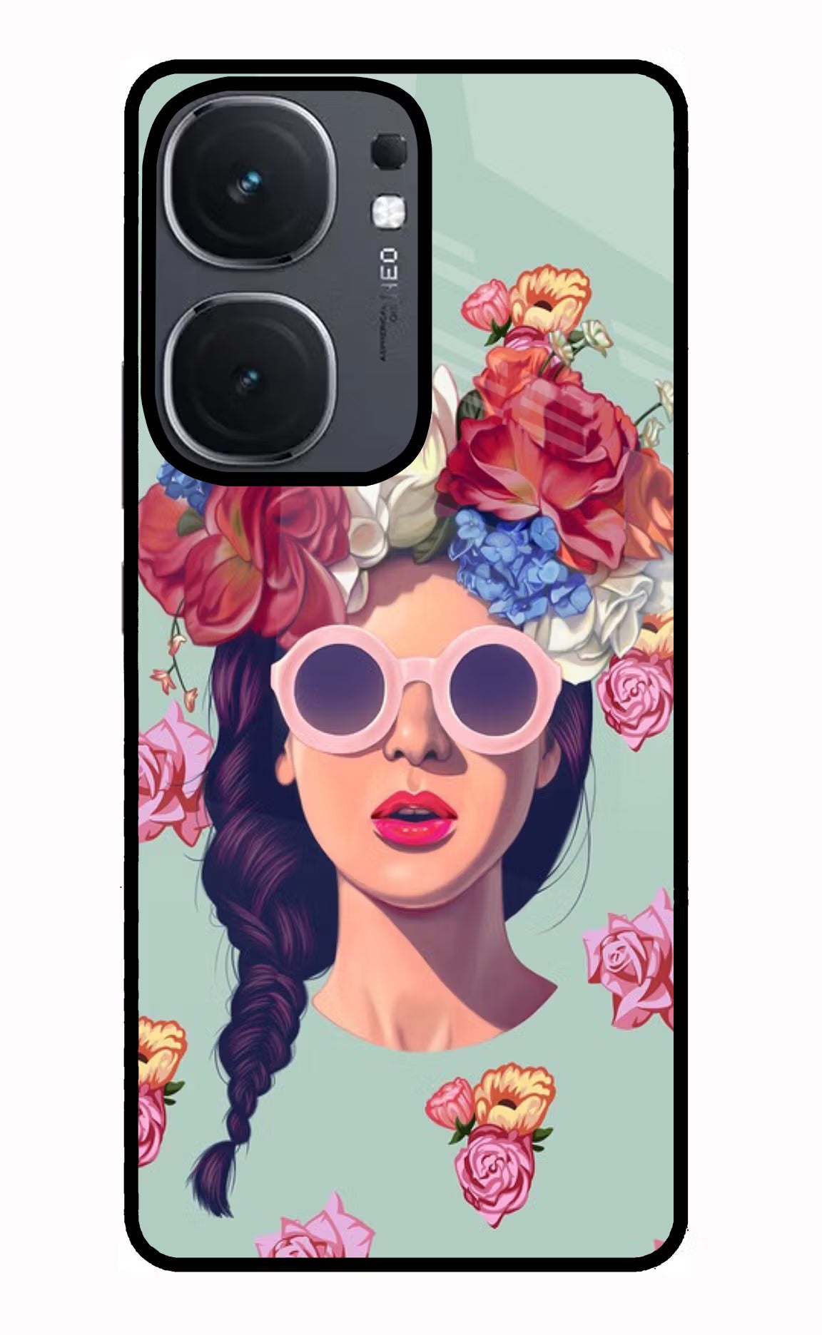Pretty Girl IQOO Neo9 Pro Glass Case - Pretty Girl IQOO Neo9 Pro Glass Case Pretty Girl IQOO Neo9 Pro Glass Case