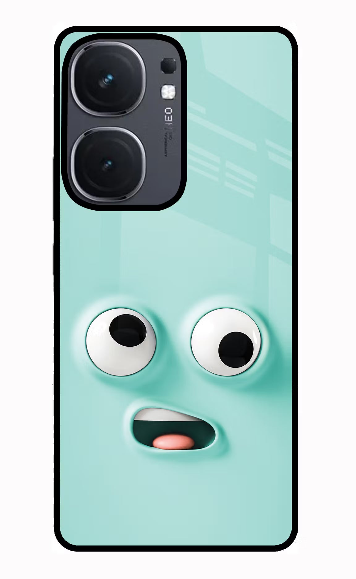 Funny Cartoon IQOO Neo9 Pro Glass Case Back Cover by Casekaro