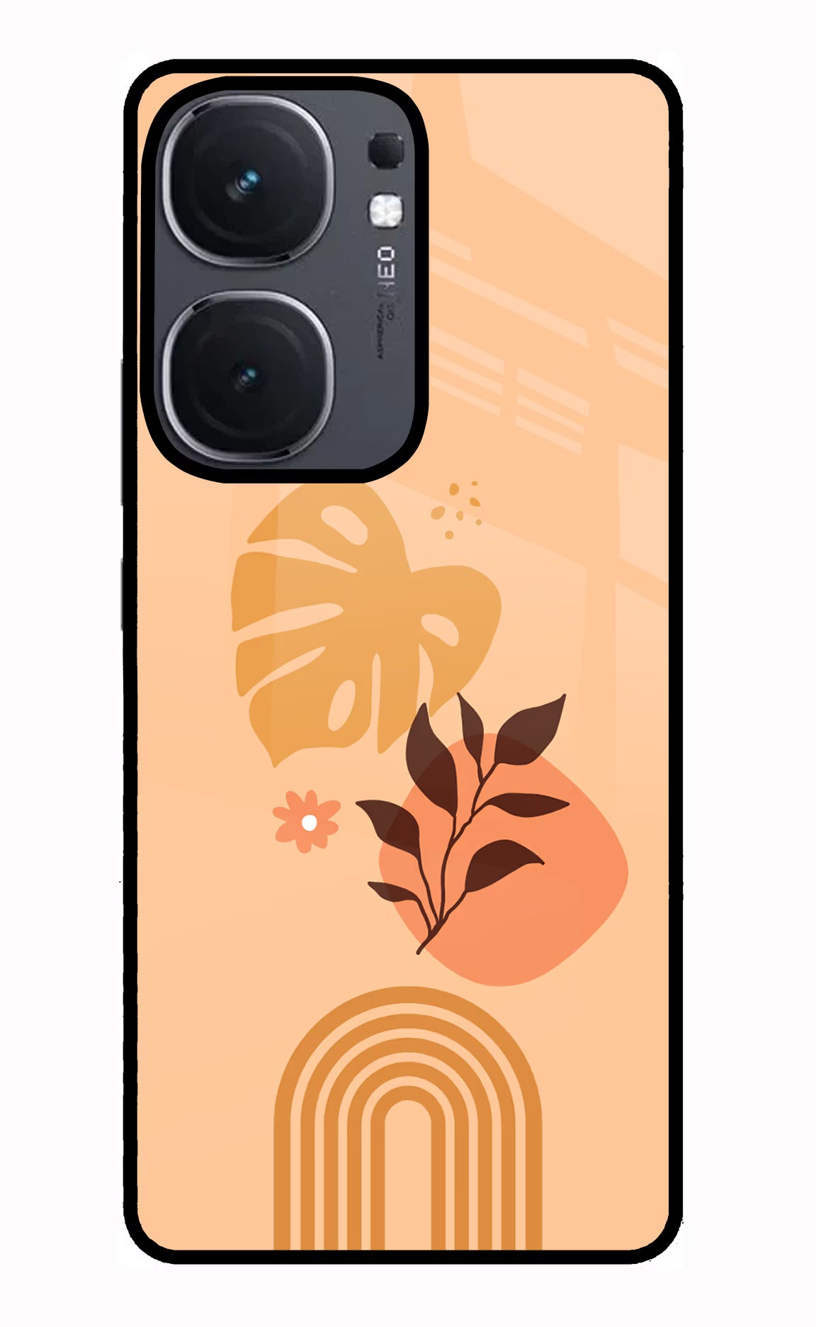 Bohemian Art IQOO Neo9 Pro Glass Case Back Cover by Casekaro