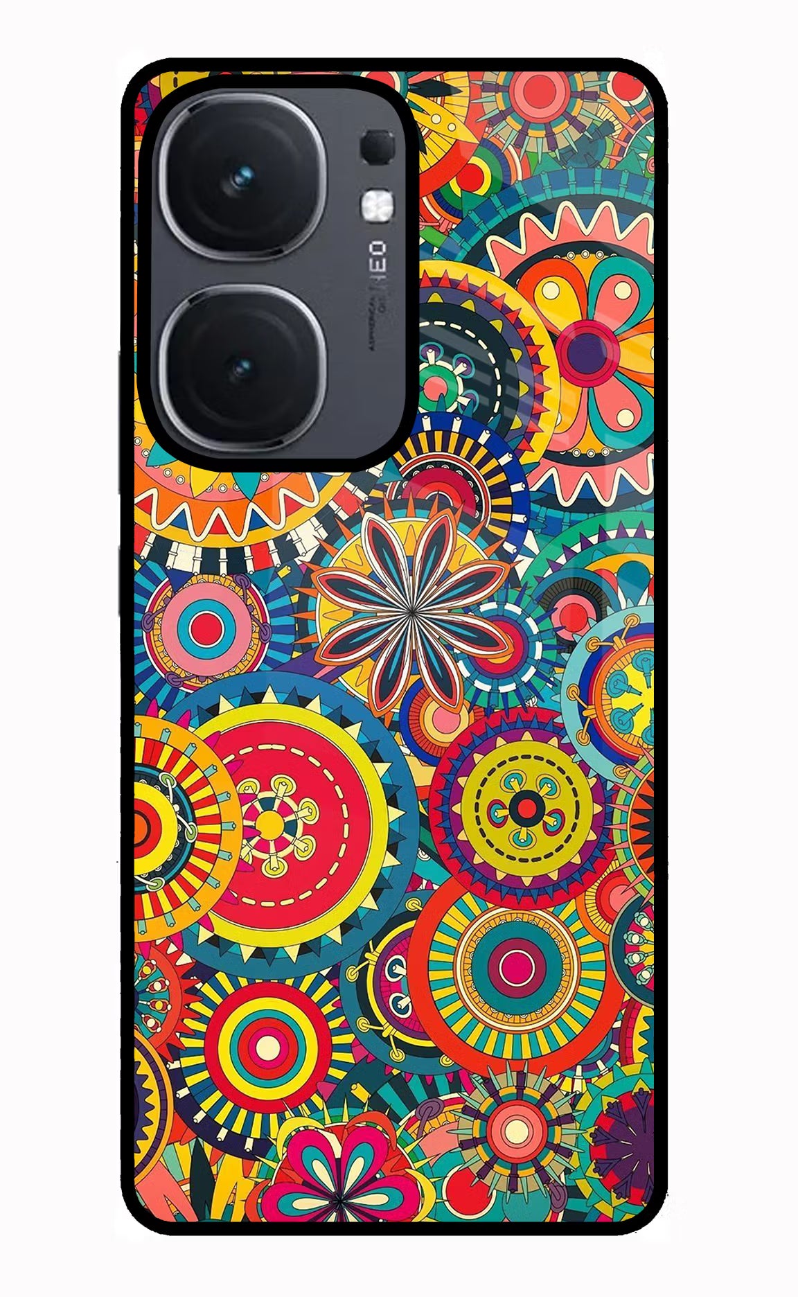 Gol Gol Art IQOO Neo9 Pro Glass Case - Gol Gol Art IQOO Neo9 Pro Glass Case Gol Gol Art IQOO Neo9 Pro Glass Case