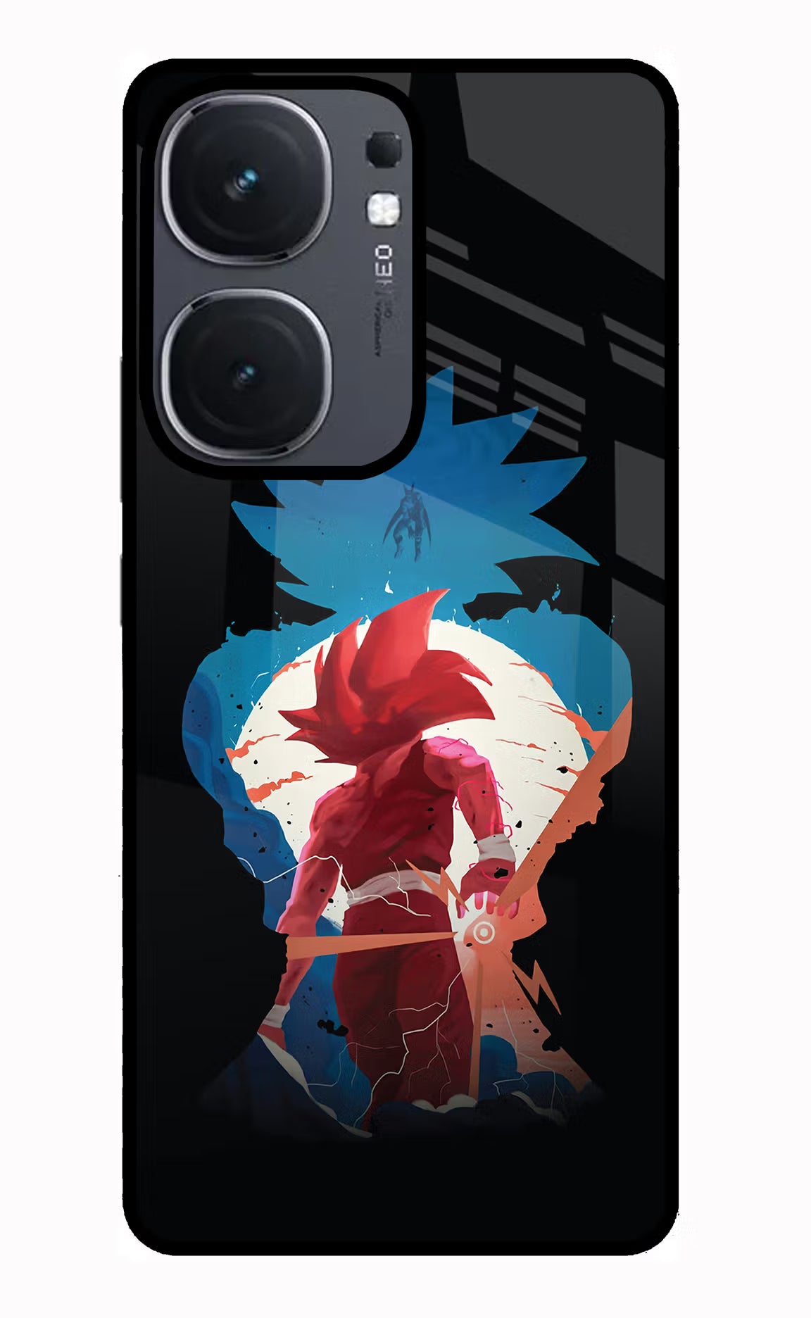 Goku IQOO Neo9 Pro Glass Case - Goku IQOO Neo9 Pro Glass Case Goku IQOO Neo9 Pro Glass Case