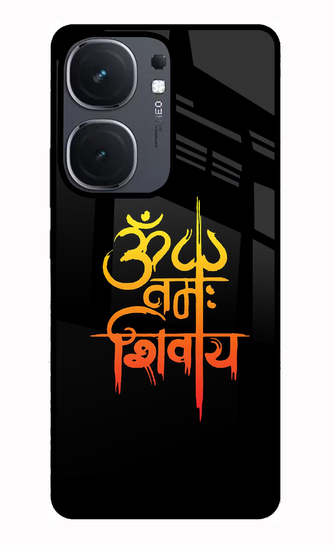 Om Namah Shivay IQOO Neo9 Pro Glass Case - Om Namah Shivay IQOO Neo9 Pro Glass Case Om Namah Shivay IQOO Neo9 Pro Glass Case