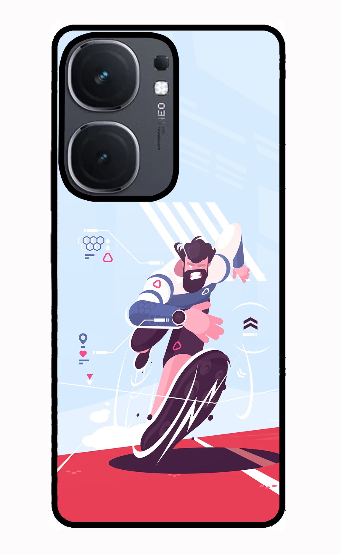 Run Pro IQOO Neo9 Pro Glass Case - Run Pro IQOO Neo9 Pro Glass Case Run Pro IQOO Neo9 Pro Glass Case