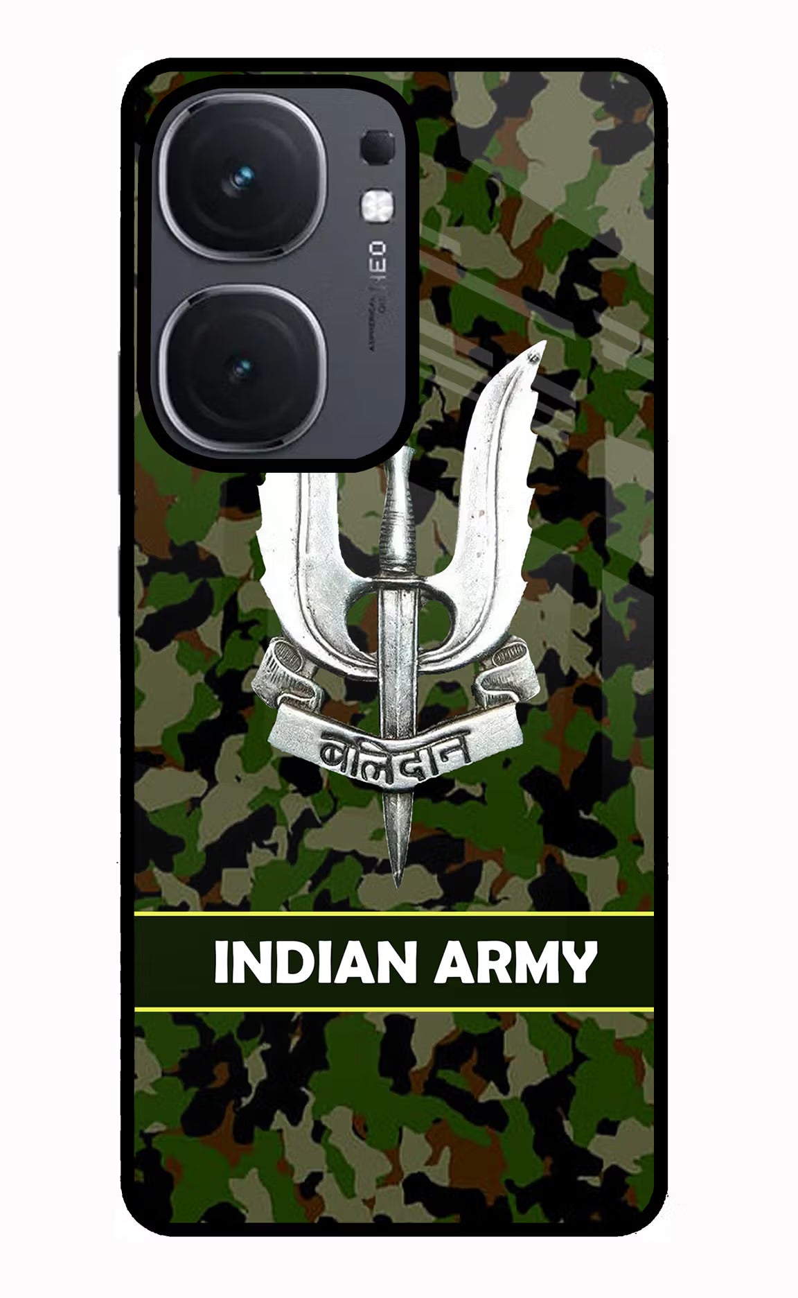 Balidan Indian Logo IQOO Neo9 Pro Glass Case - Balidan Indian Logo IQOO Neo9 Pro Glass Case Balidan Indian Logo IQOO Neo9 Pro Glass Case