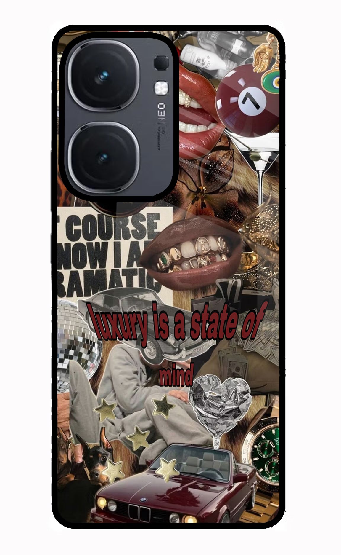 Luxury IQOO Neo9 Pro Glass Case - Luxury IQOO Neo9 Pro Glass Case Luxury IQOO Neo9 Pro Glass Case