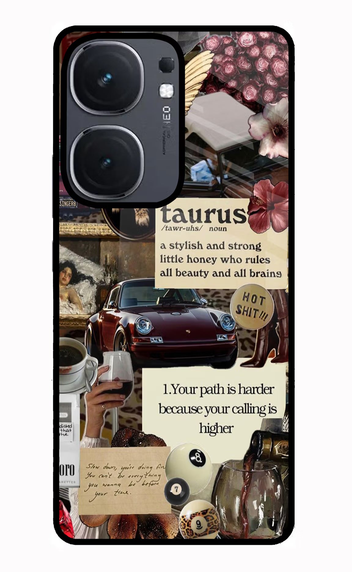 Taurus Zodiac IQOO Neo9 Pro Back Cover - Taurus Zodiac IQOO Neo9 Pro Glass Case Back Cover by Casekaro Taurus Zodiac IQOO Neo9 Pro Glass Case Back Cover by Casekaro
