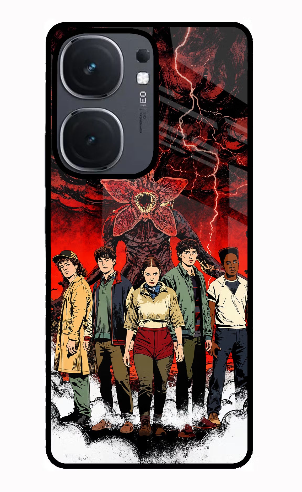 Ordinary Things Characters IQOO Neo9 Pro Back Cover - Ordinary Things Characters IQOO Neo9 Pro Glass Case Back Cover by Casekaro Ordinary Things Characters IQOO Neo9 Pro Glass Case Back Cover by Casekaro