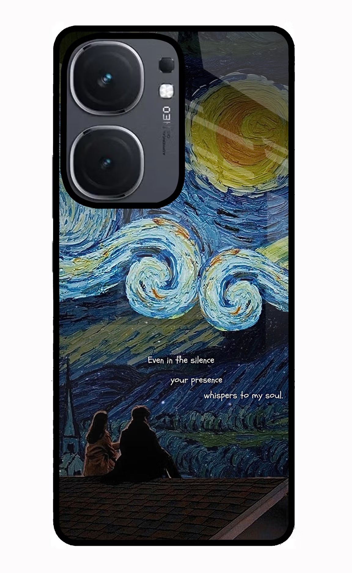 Softcore IQOO Neo9 Pro Glass Case - Softcore IQOO Neo9 Pro Glass Case Softcore IQOO Neo9 Pro Glass Case