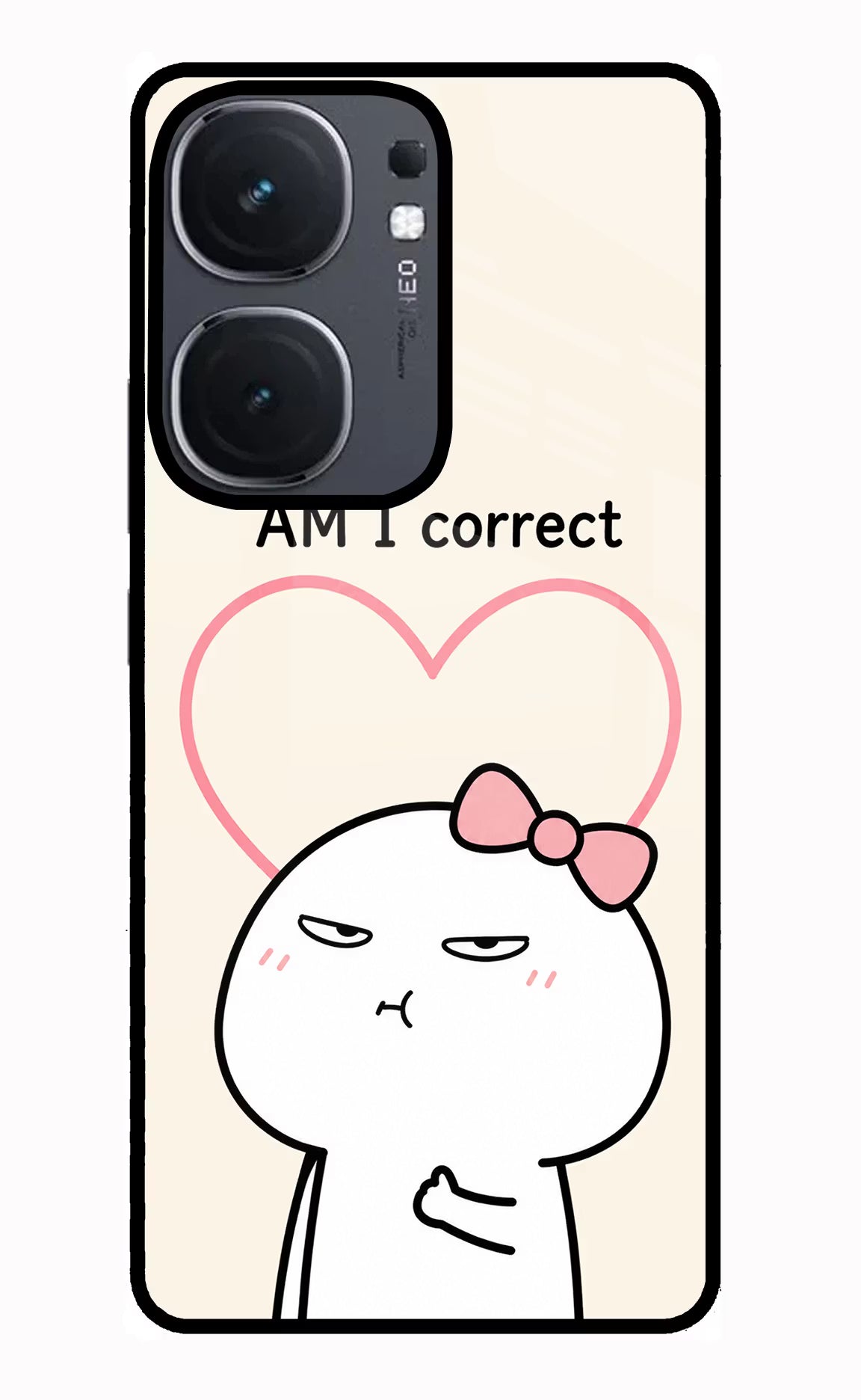 Always Right IQOO Neo9 Pro Glass Case - Always Right IQOO Neo9 Pro Glass Case Always Right IQOO Neo9 Pro Glass Case