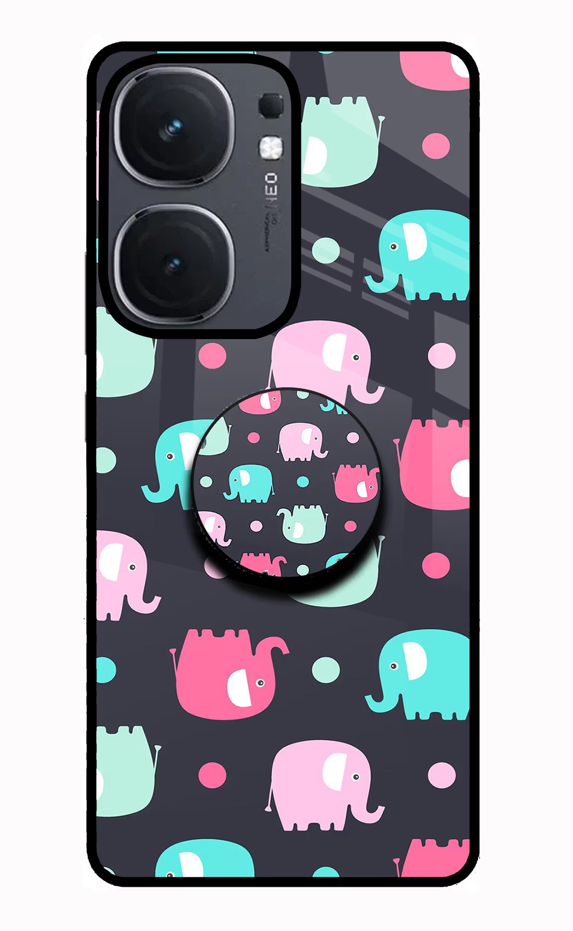 Baby Elephants IQOO Neo9 Pro Pop Case by Casekaro