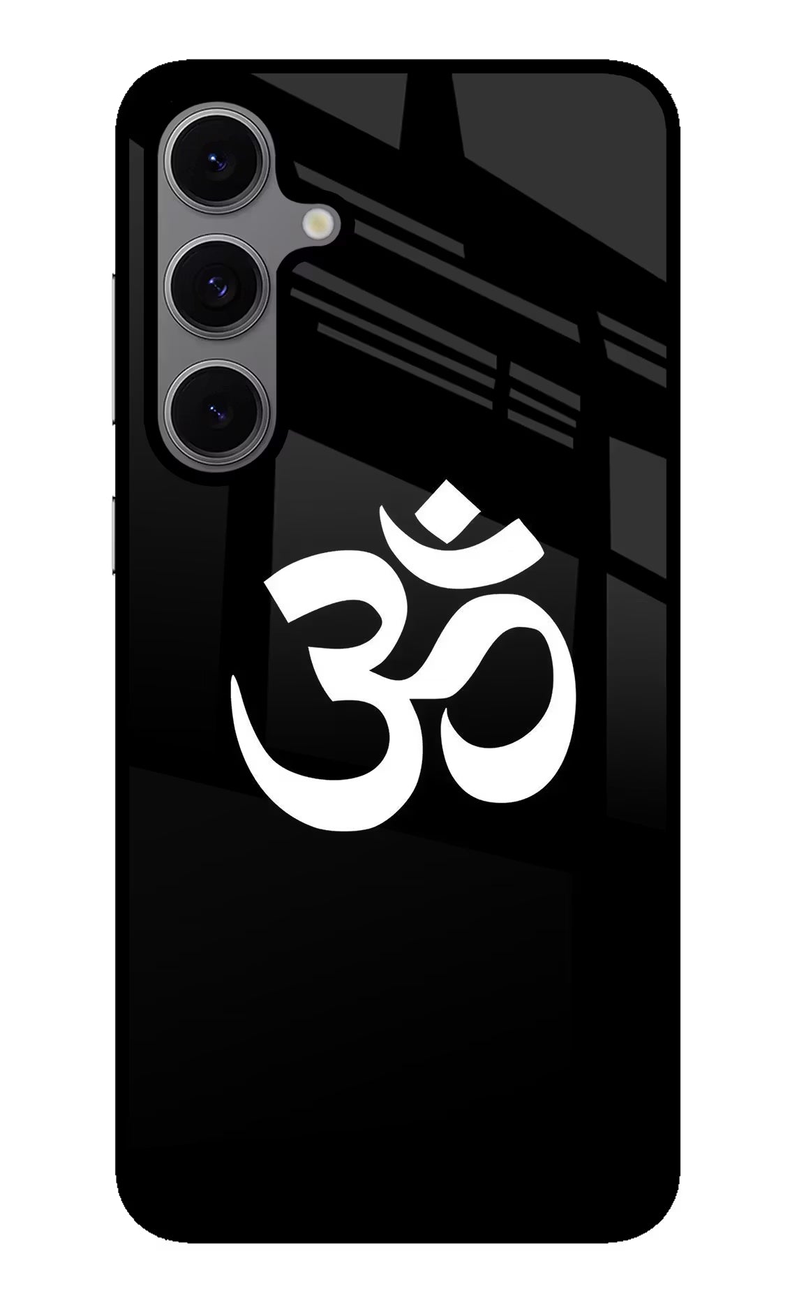 Om Samsung S24 FE 5G Back Cover - Om Samsung S24 FE 5G Glass Case Back Cover by Casekaro Om Samsung S24 FE 5G Glass Case Back Cover by Casekaro