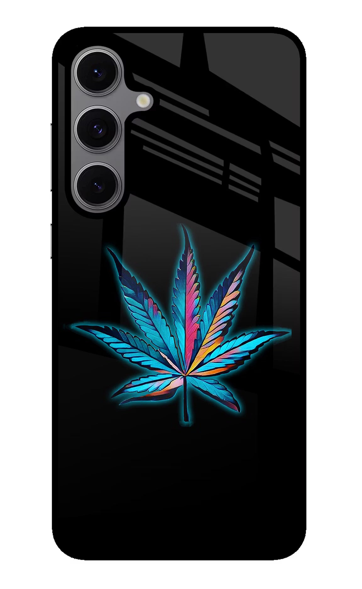 Weed Samsung S24 FE 5G Back Cover - Weed Samsung S24 FE 5G Glass Case Back Cover by Casekaro Weed Samsung S24 FE 5G Glass Case Back Cover by Casekaro
