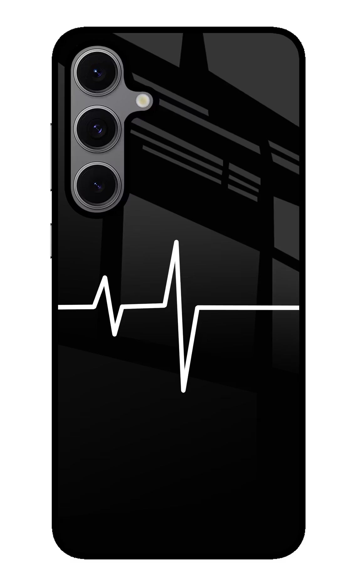 Heart Beats Samsung S24 FE 5G Back Cover - Heart Beats Samsung S24 FE 5G Glass Case Back Cover by Casekaro Heart Beats Samsung S24 FE 5G Glass Case Back Cover by Casekaro