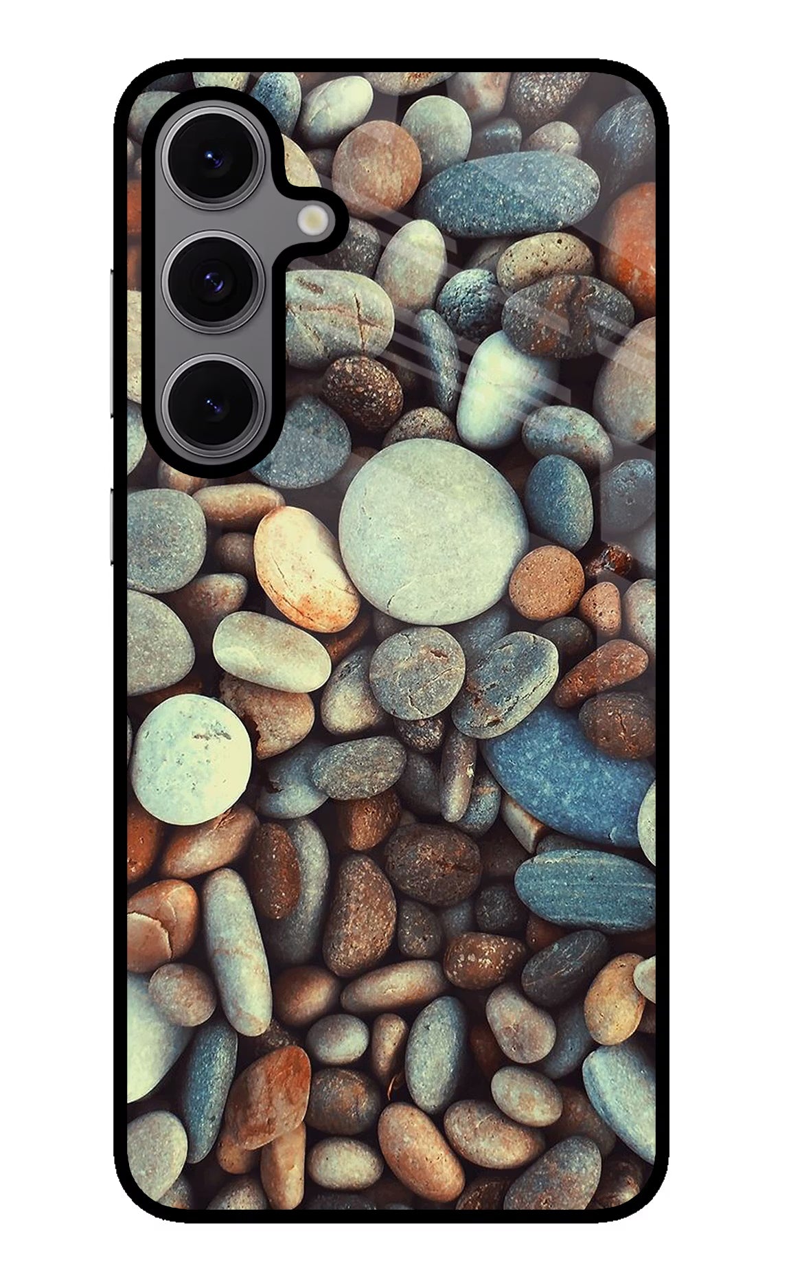 Pebble Samsung S24 FE 5G Back Cover - Pebble Samsung S24 FE 5G Glass Case Back Cover by Casekaro Pebble Samsung S24 FE 5G Glass Case Back Cover by Casekaro