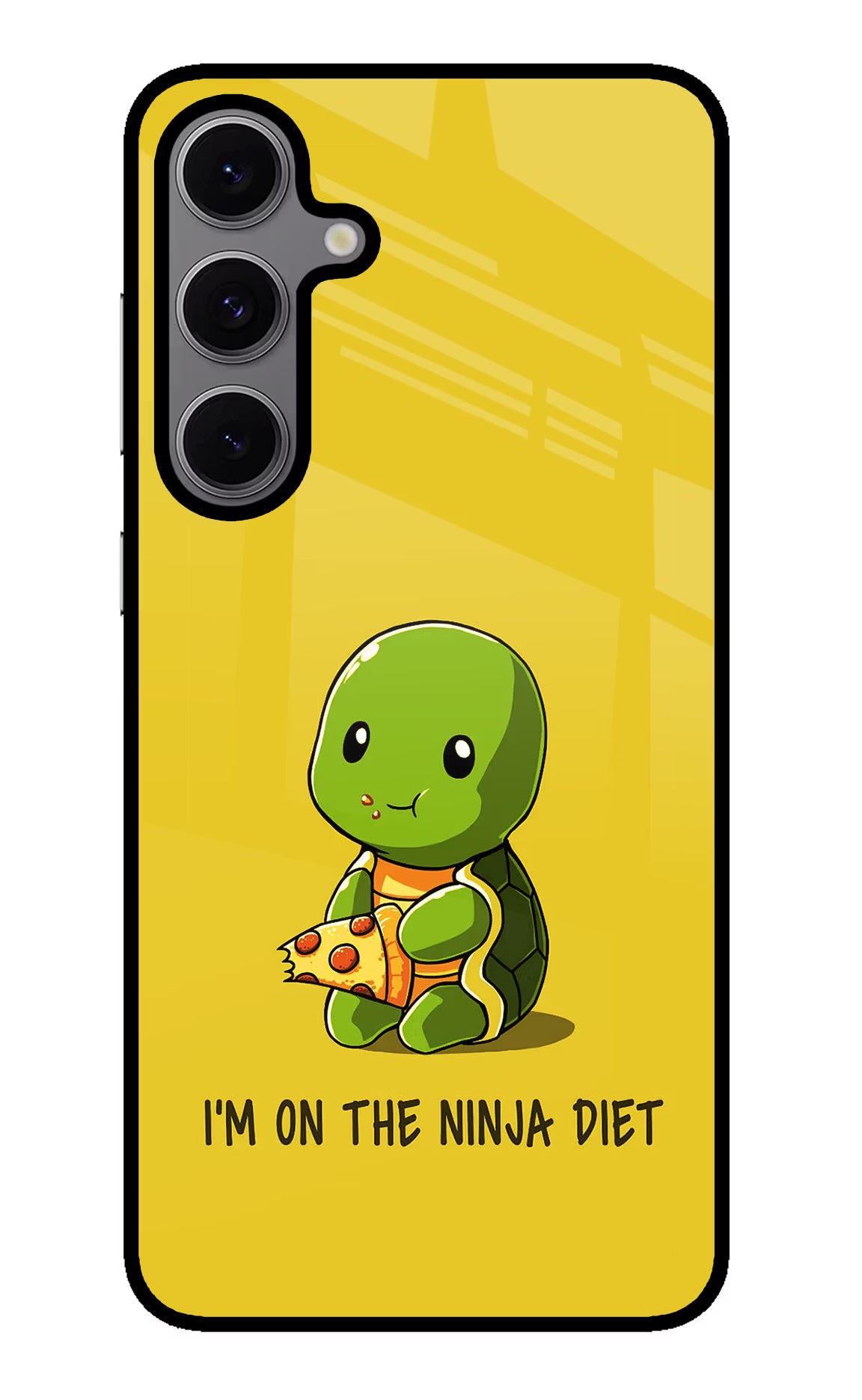 I'm on Ninja Diet Samsung S24 FE 5G Back Cover - I'm on Ninja Diet Samsung S24 FE 5G Glass Case Back Cover by Casekaro I'm on Ninja Diet Samsung S24 FE 5G Glass Case Back Cover by Casekaro