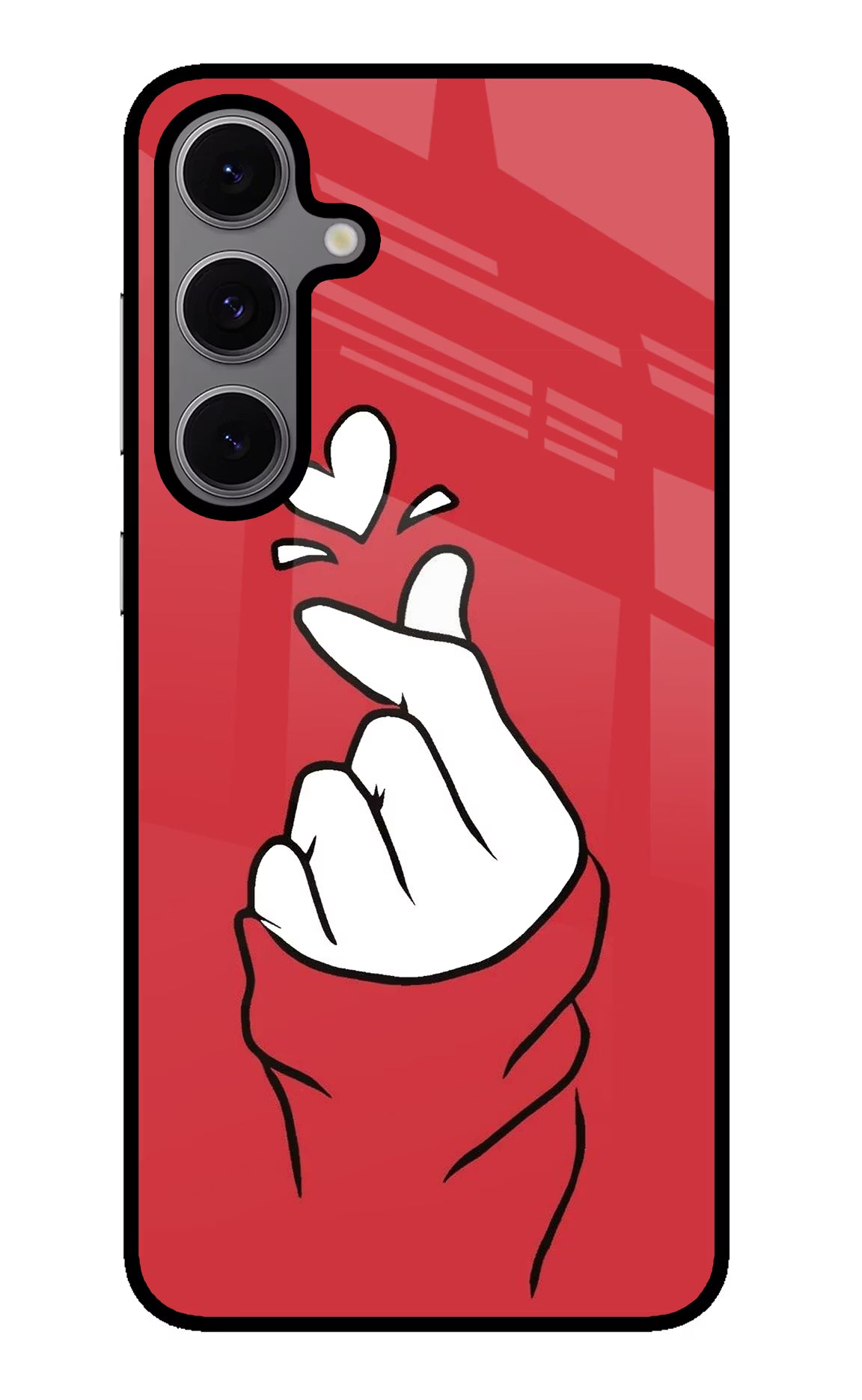 Korean Love Sign Samsung S24 FE 5G Glass Case - Korean Love Sign Samsung S24 FE 5G Glass Case Korean Love Sign Samsung S24 FE 5G Glass Case