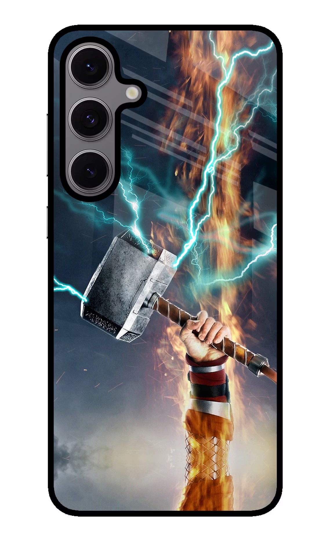 Thor Hammer Mjolnir Samsung S24 FE 5G Glass Case - Thor Hammer Mjolnir Samsung S24 FE 5G Glass Case Thor Hammer Mjolnir Samsung S24 FE 5G Glass Case