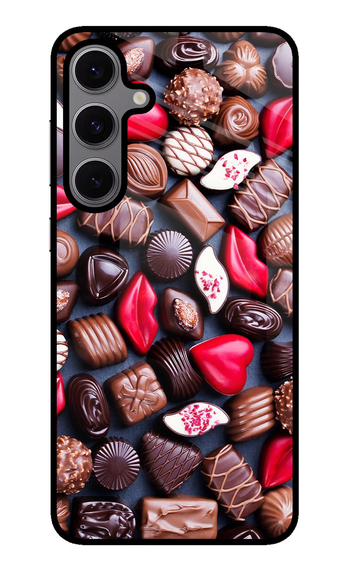 Chocolates Samsung S24 FE 5G Glass Case - Chocolates Samsung S24 FE 5G Glass Case Chocolates Samsung S24 FE 5G Glass Case