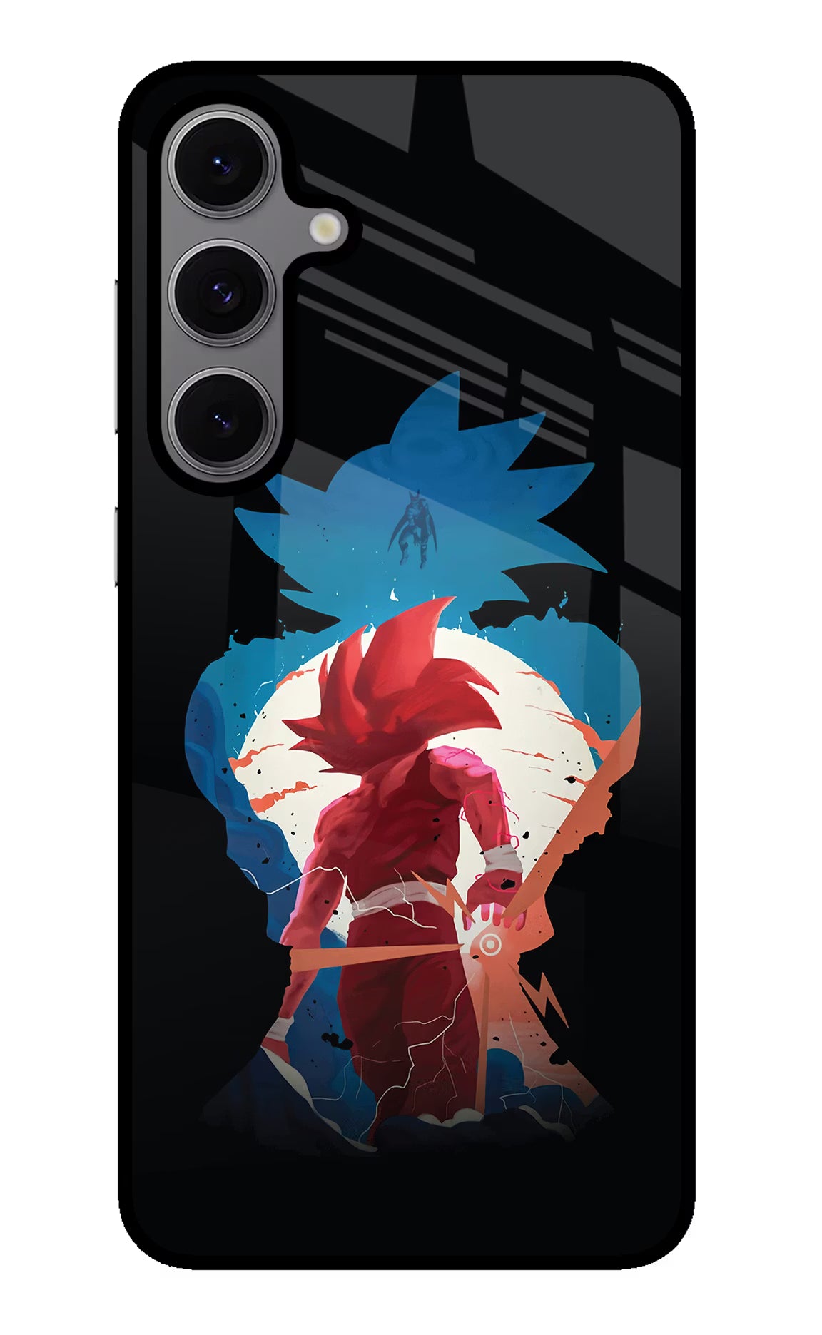 Goku Samsung S24 FE 5G Back Cover - Goku Samsung S24 FE 5G Glass Case Back Cover by Casekaro Goku Samsung S24 FE 5G Glass Case Back Cover by Casekaro