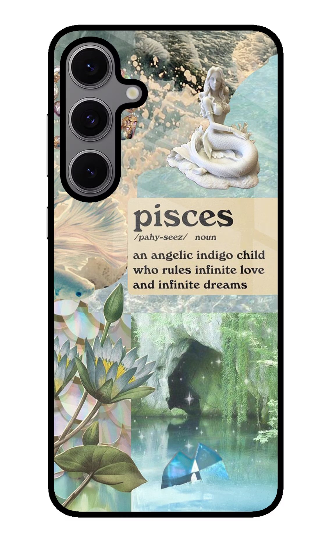 Pisces Zodiac Samsung S24 FE 5G Glass Case - Pisces Zodiac Samsung S24 FE 5G Glass Case Pisces Zodiac Samsung S24 FE 5G Glass Case