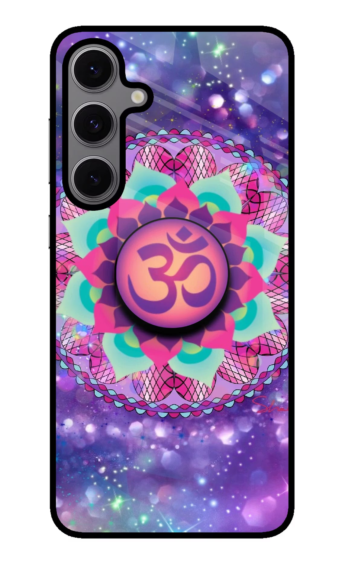 Om Purple Samsung S24 FE 5G Pop Case - Om Purple Samsung S24 FE 5G Pop Case by Casekaro Om Purple Samsung S24 FE 5G Pop Case by Casekaro