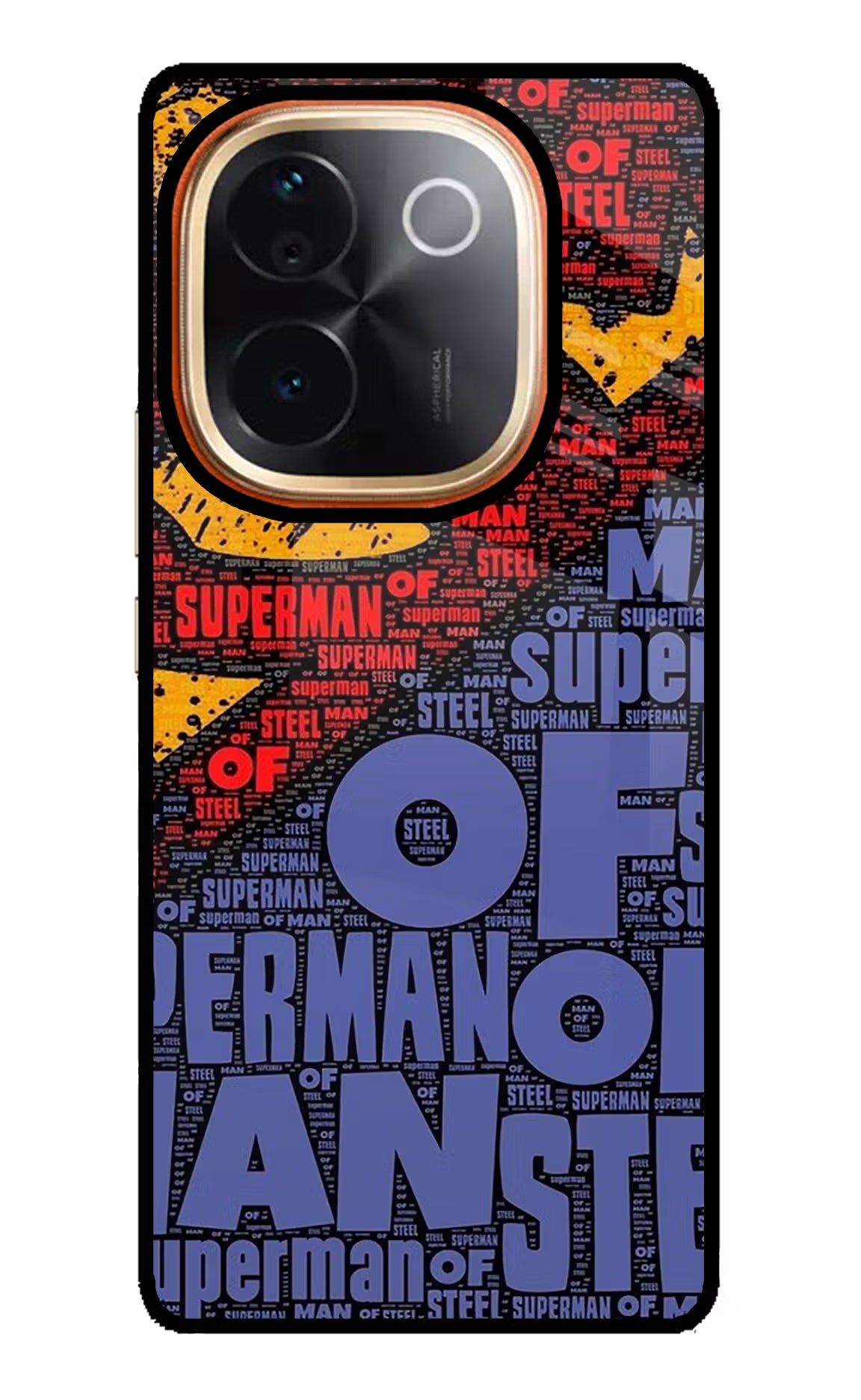 Superman Vivo T3 Pro 5G Glass Case - Superman Vivo T3 Pro 5G Glass Case Superman Vivo T3 Pro 5G Glass Case