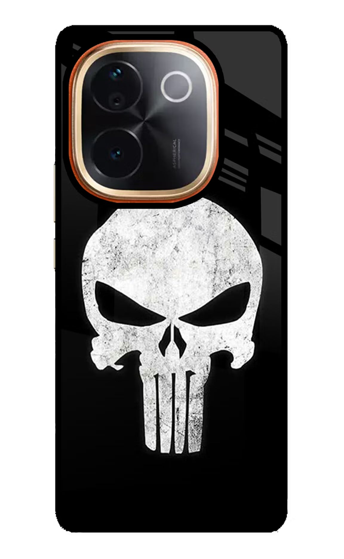 Punisher Skull Vivo T3 Pro 5G Glass Case - Punisher Skull Vivo T3 Pro 5G Glass Case Punisher Skull Vivo T3 Pro 5G Glass Case