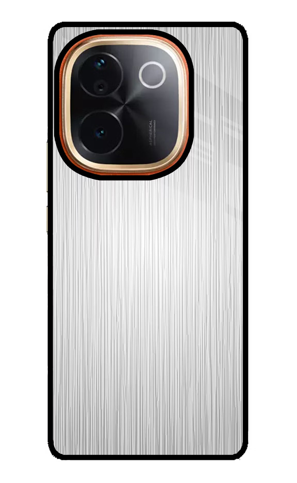 Wooden Grey Texture Vivo T3 Pro 5G Glass Case Back Cover by Casekaro