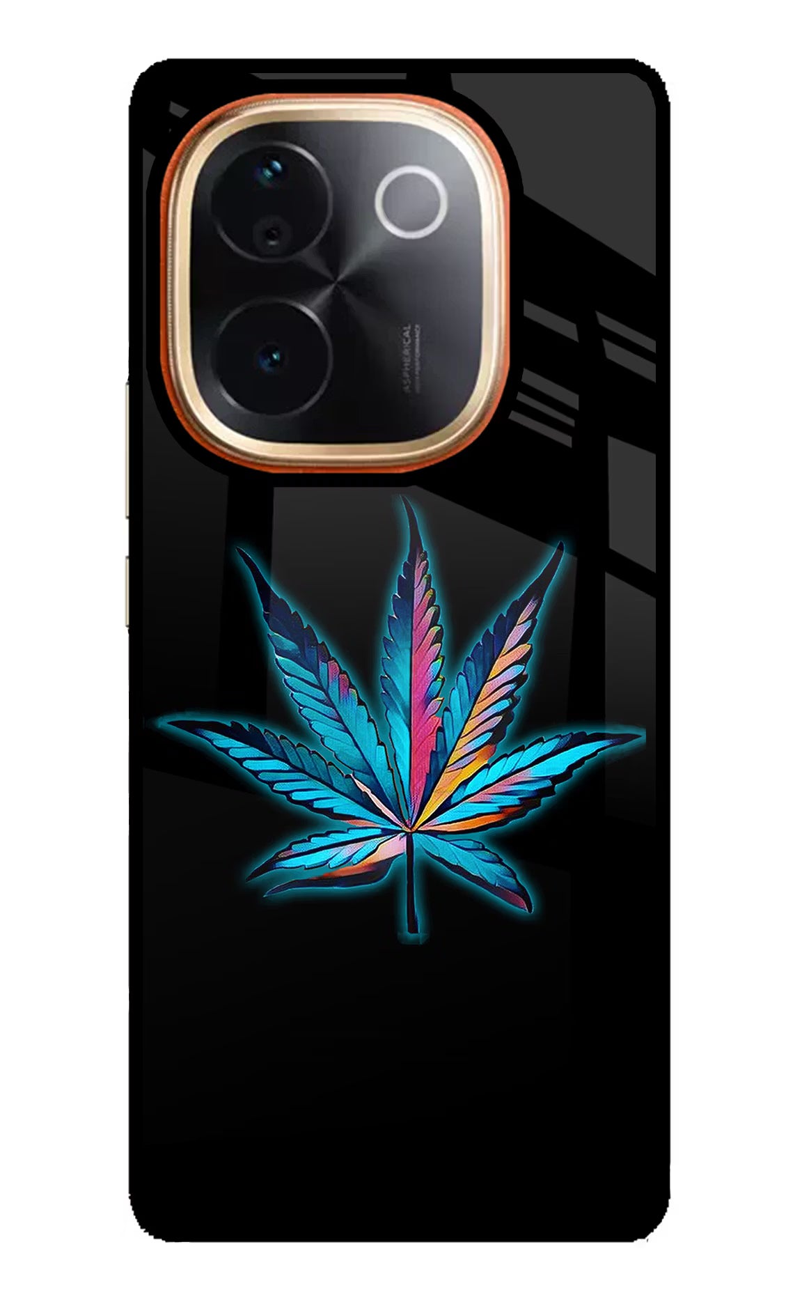 Weed Vivo T3 Pro 5G Glass Case - Weed Vivo T3 Pro 5G Glass Case Weed Vivo T3 Pro 5G Glass Case
