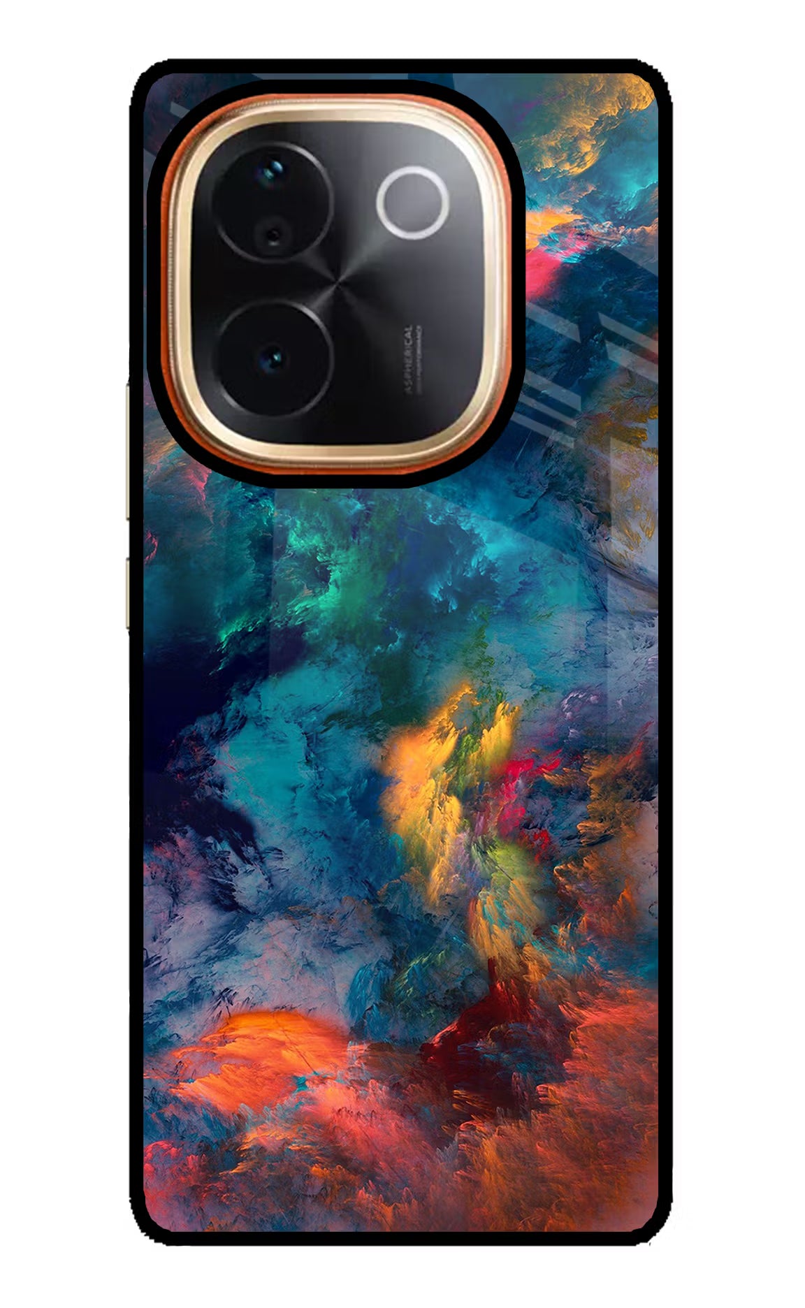Artwork Paint Vivo T3 Pro 5G Glass Case Back Cover by Casekaro