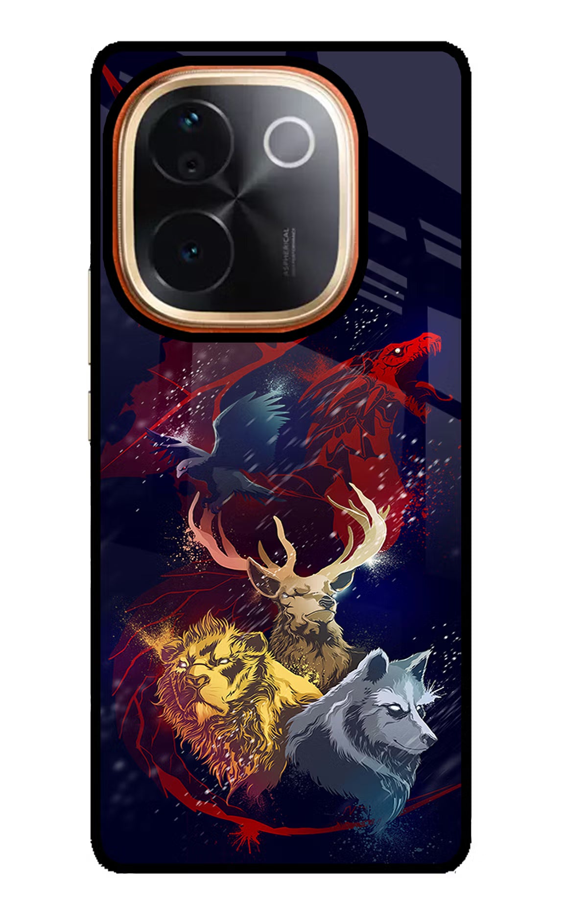 Game Of Thrones Vivo T3 Pro 5G Glass Case Back Cover by Casekaro