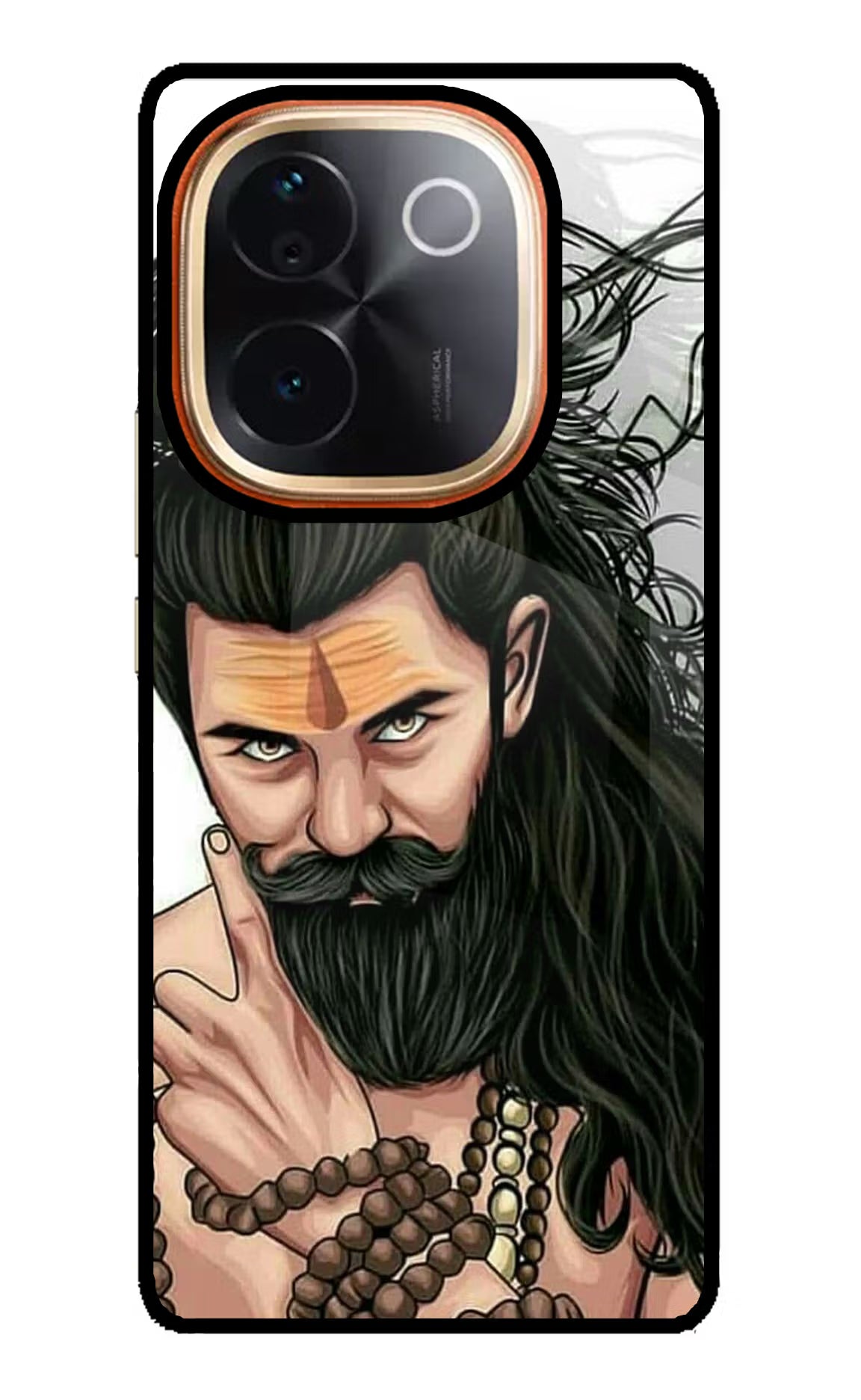 Mahadev Vivo T3 Pro 5G Back Cover - Mahadev Vivo T3 Pro 5G Glass Case Back Cover by Casekaro Mahadev Vivo T3 Pro 5G Glass Case Back Cover by Casekaro