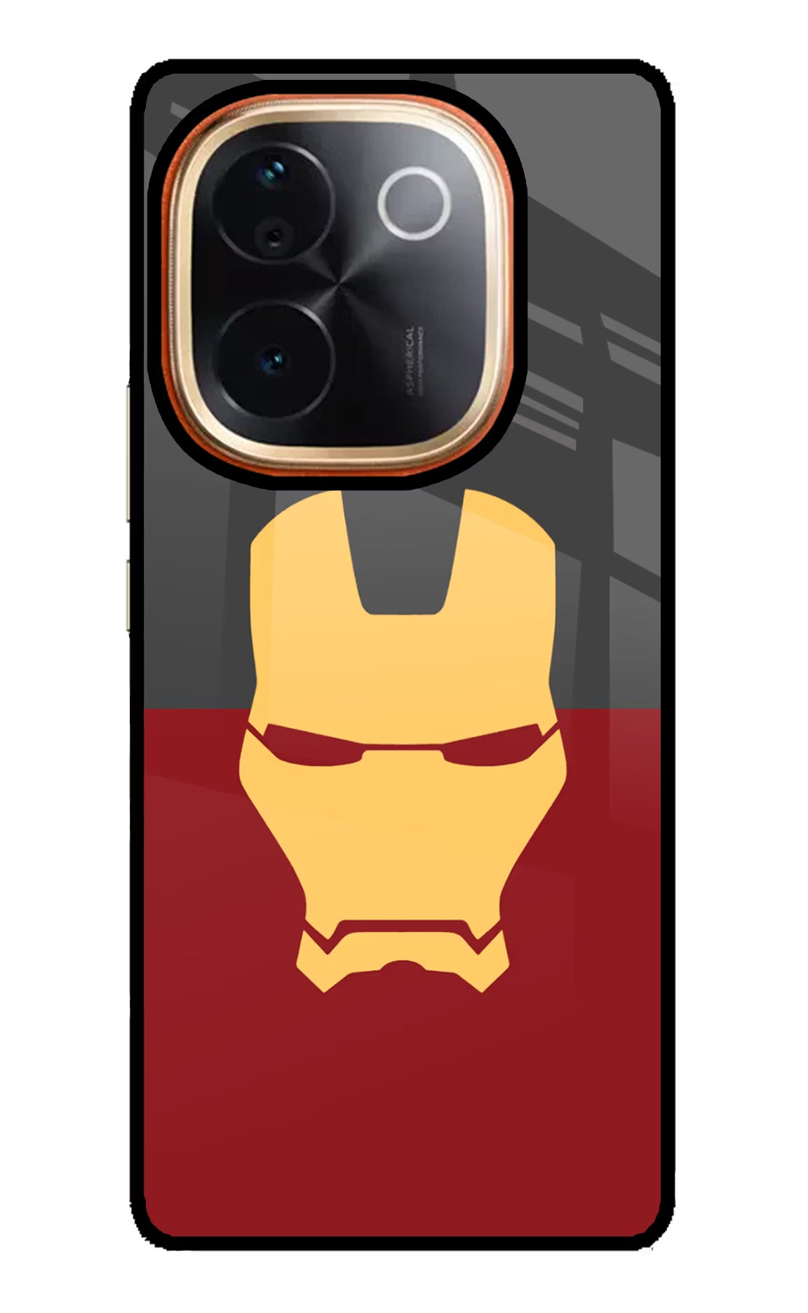 Ironman Vivo T3 Pro 5G Glass Case Back Cover by Casekaro