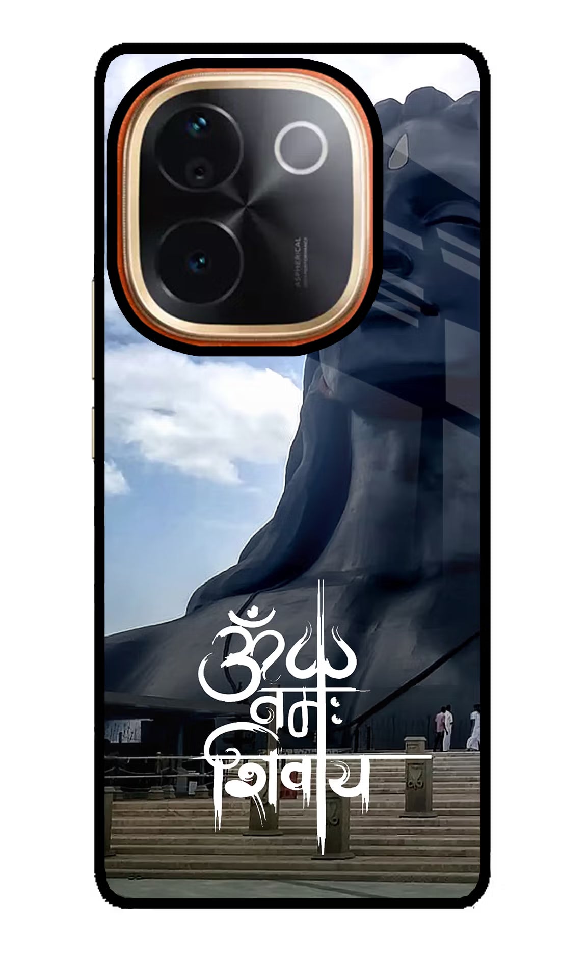 Om Namah Shivay Vivo T3 Pro 5G Glass Case - Om Namah Shivay Vivo T3 Pro 5G Glass Case Om Namah Shivay Vivo T3 Pro 5G Glass Case